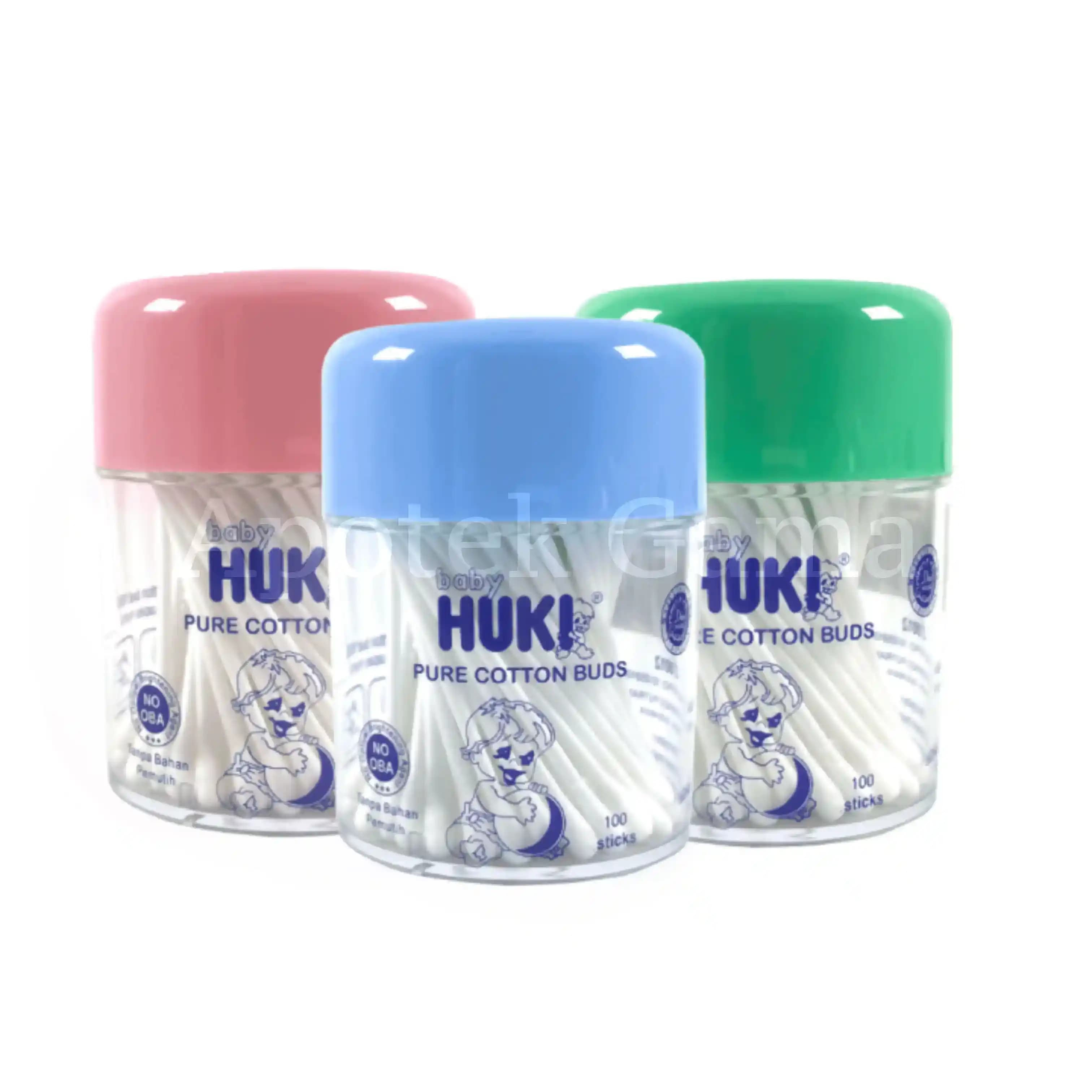 HUKI COTTON BUDS BABY POT 100S CI 0014