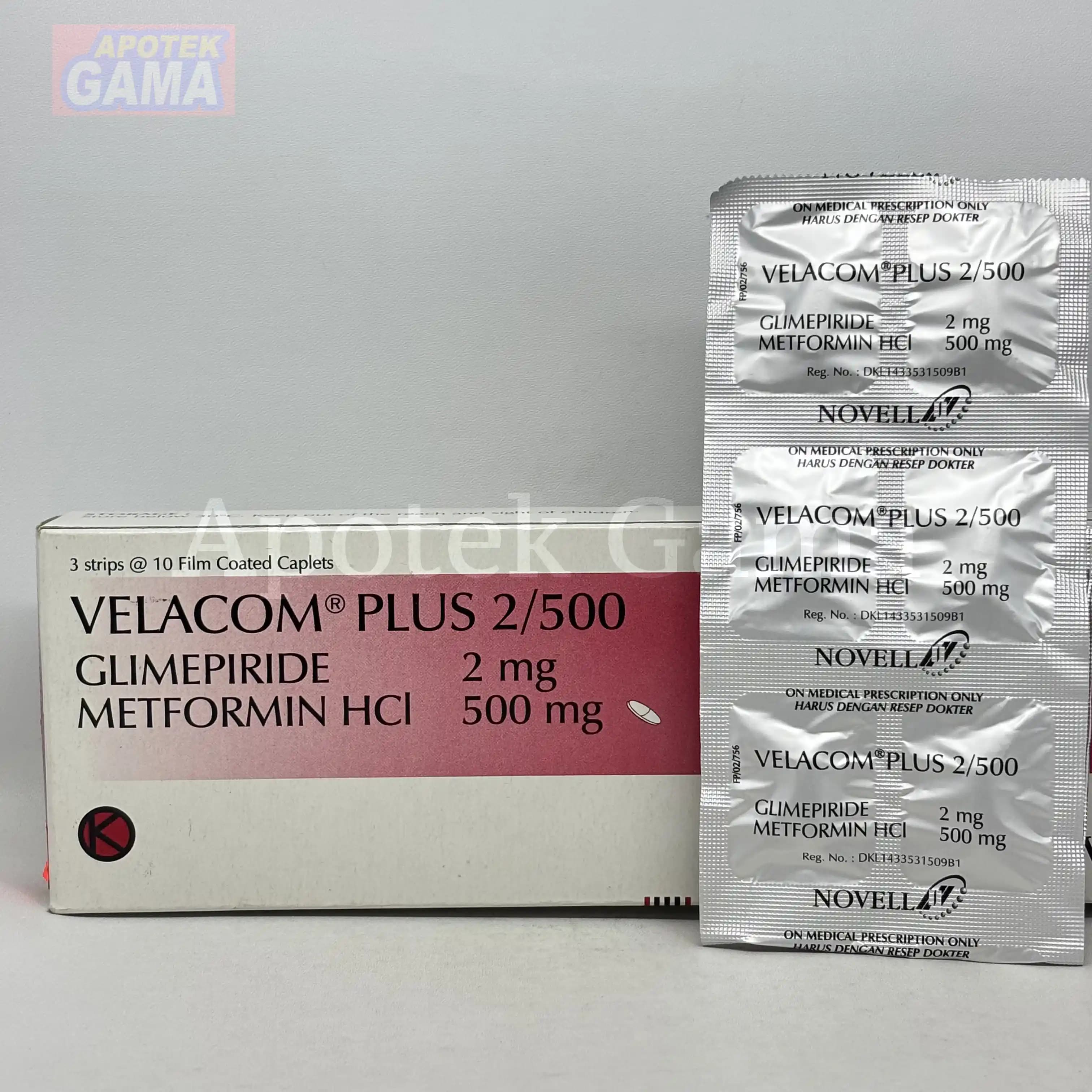 VELACOM PLUS 2/500 MG TAB 3