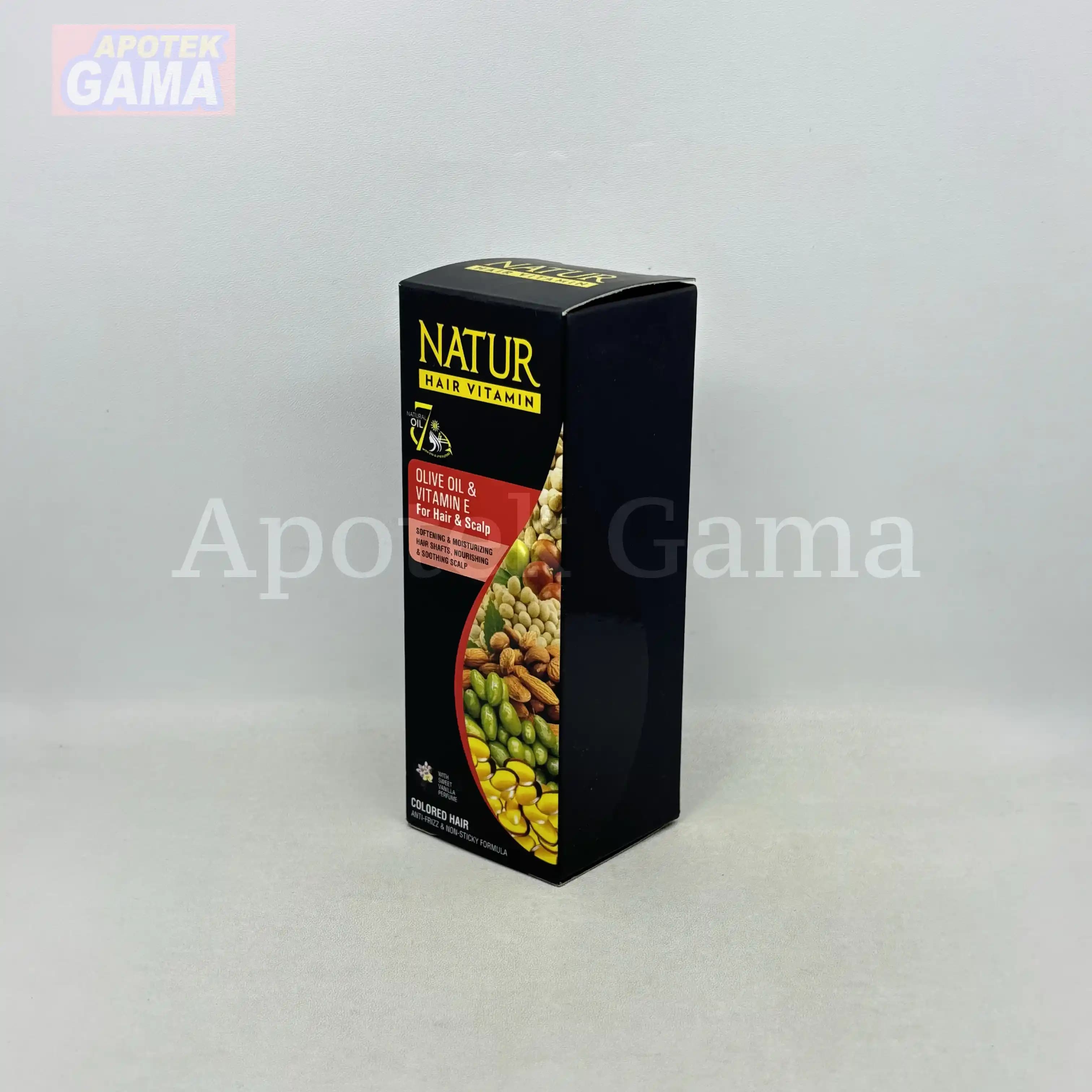 NATUR HAIR VITAMIN OLIVE OIL&VITAMIN E 80ML 5
