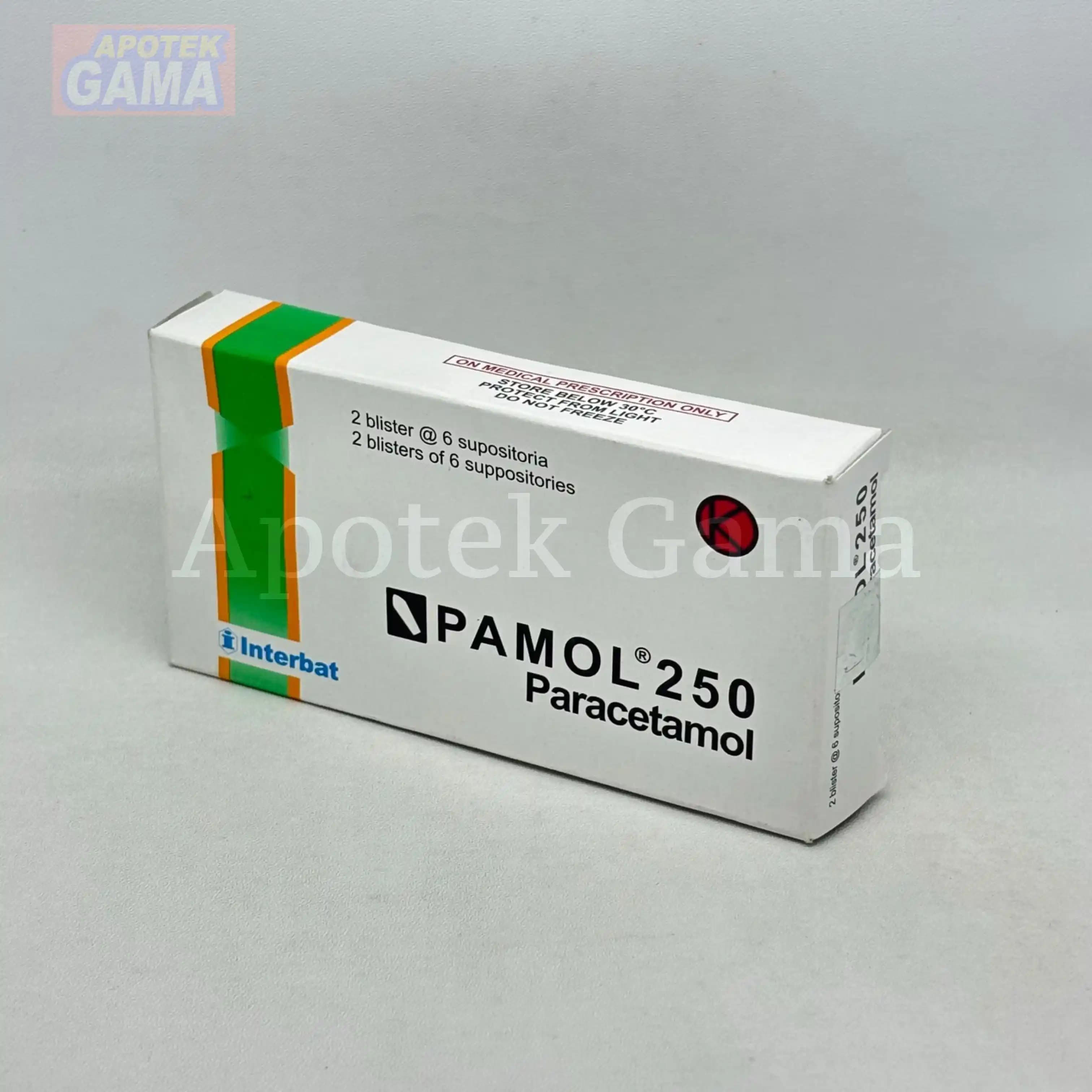 PAMOL 250 SUPP "12 5
