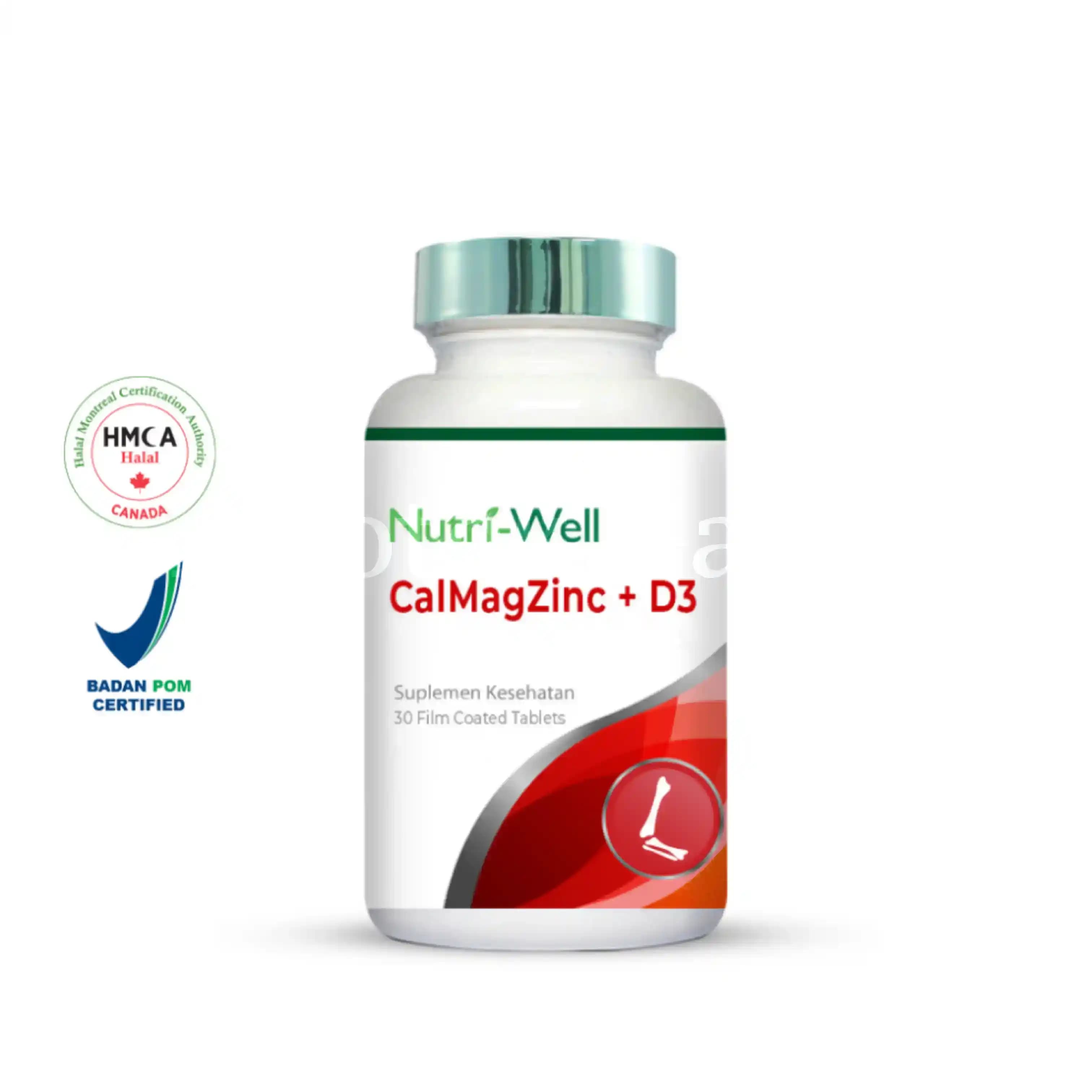 NUTRIWELL CALMAGZINC+D3 30'S