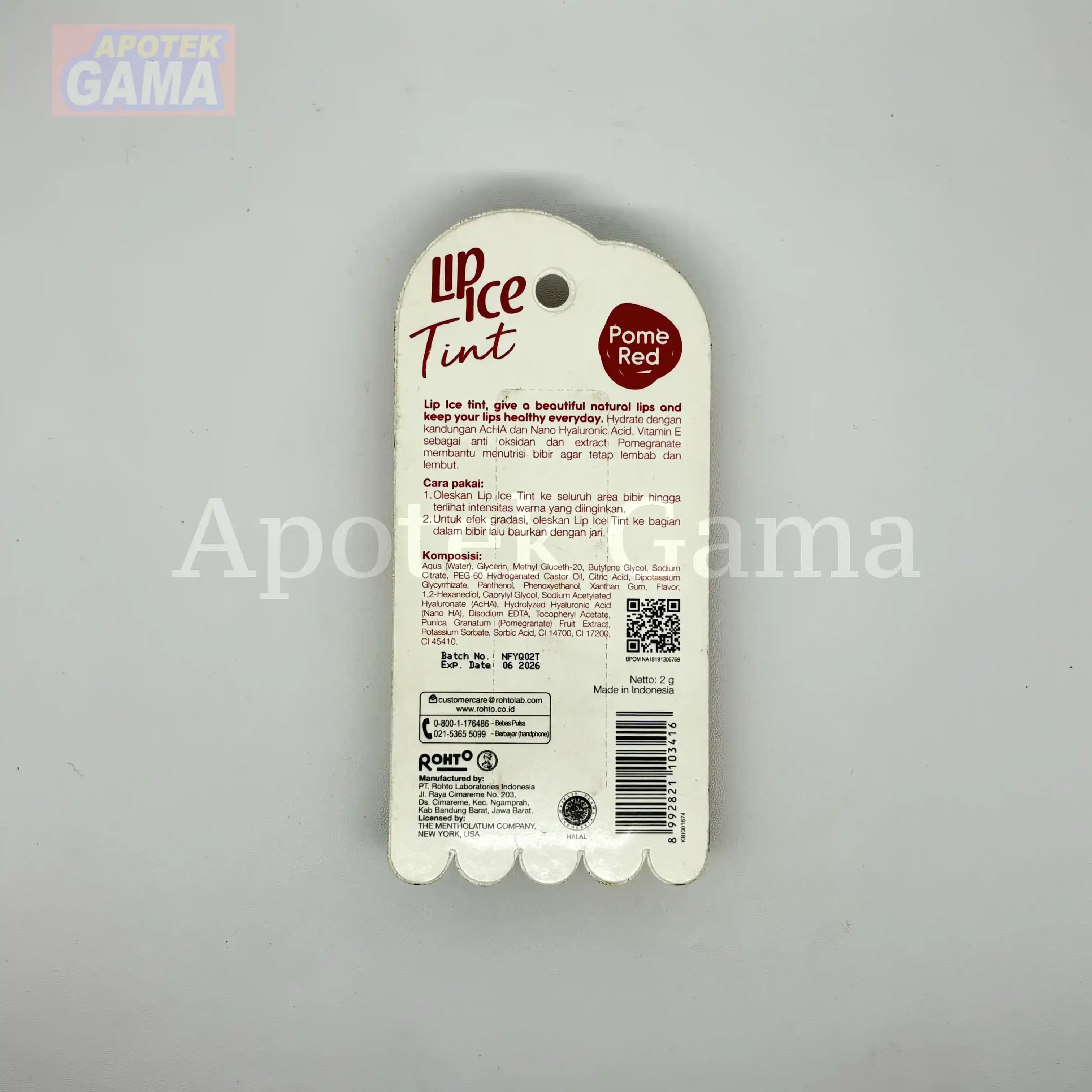 ACNES LIP ICE TINT POME RED 2