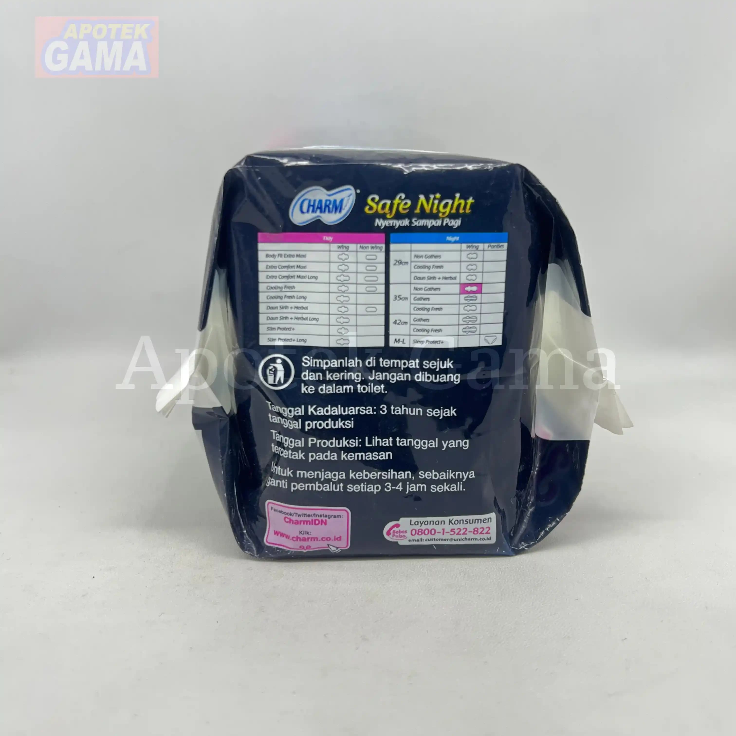 CHARM SAFE NIGHT WING 35CM 5PC 5