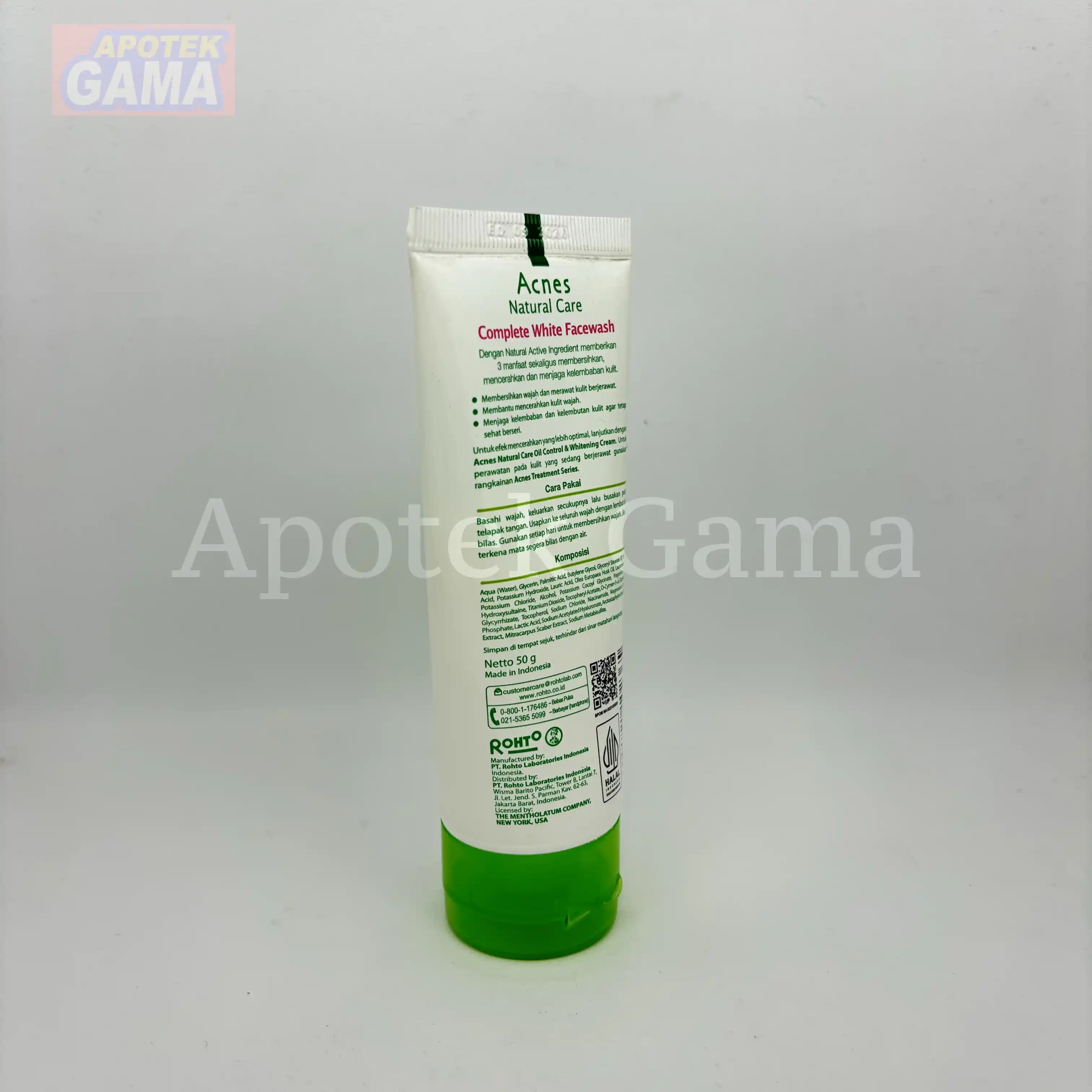 ACNES COMPLETE WHITE FACE WASH 50 G