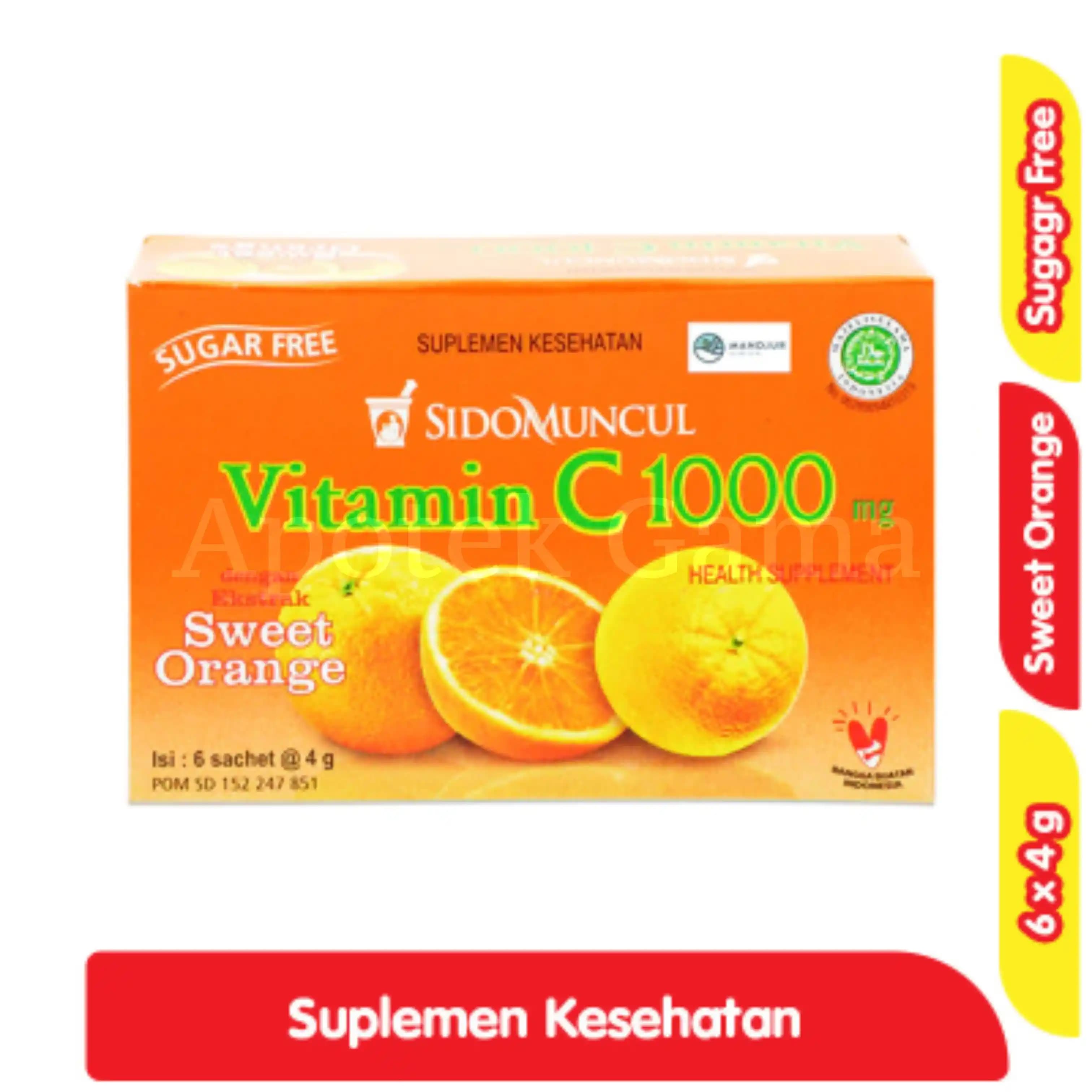 SIDOMUNCUL VITAMIN C-1000 ORANGE