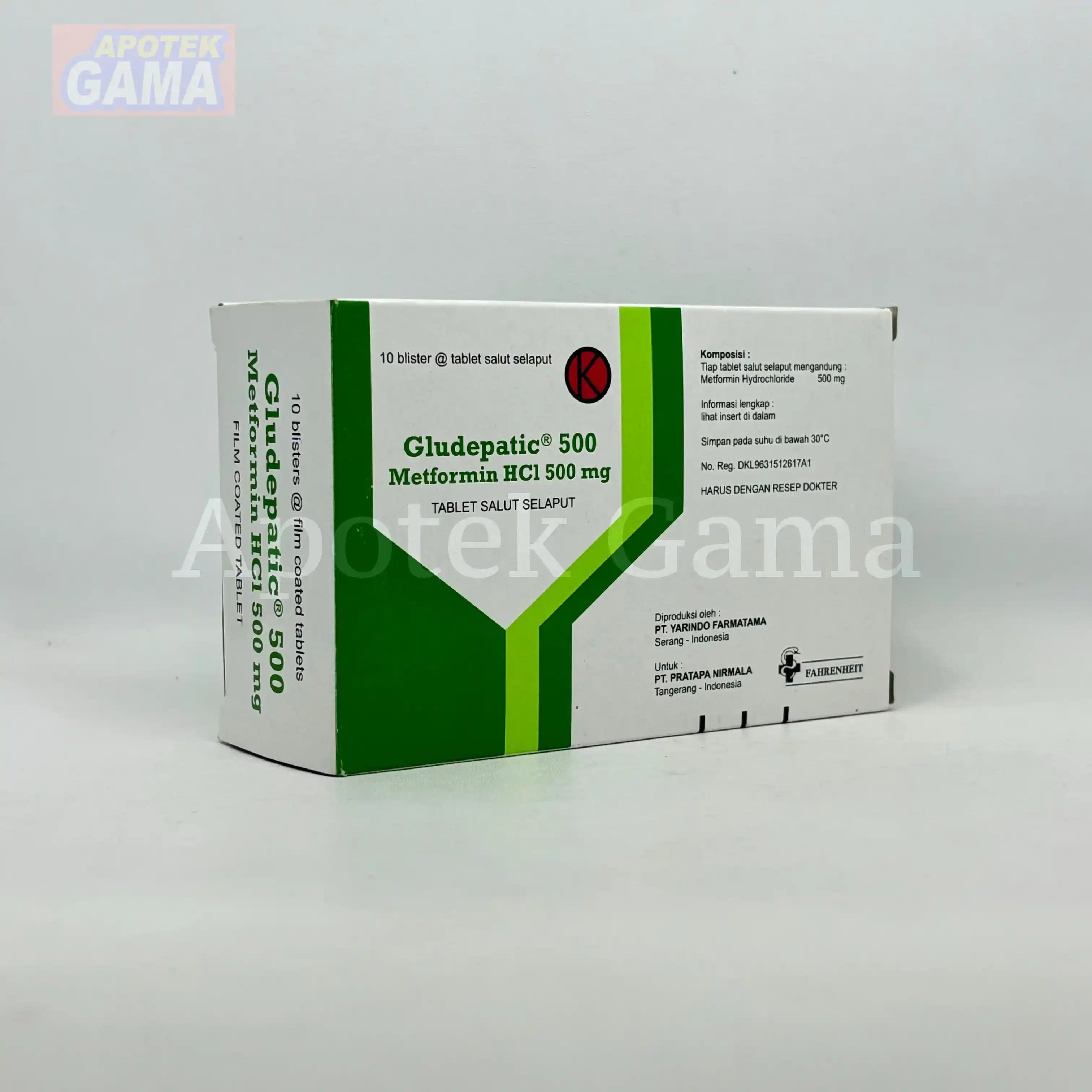 GLUDEPATIC TAB 500 4