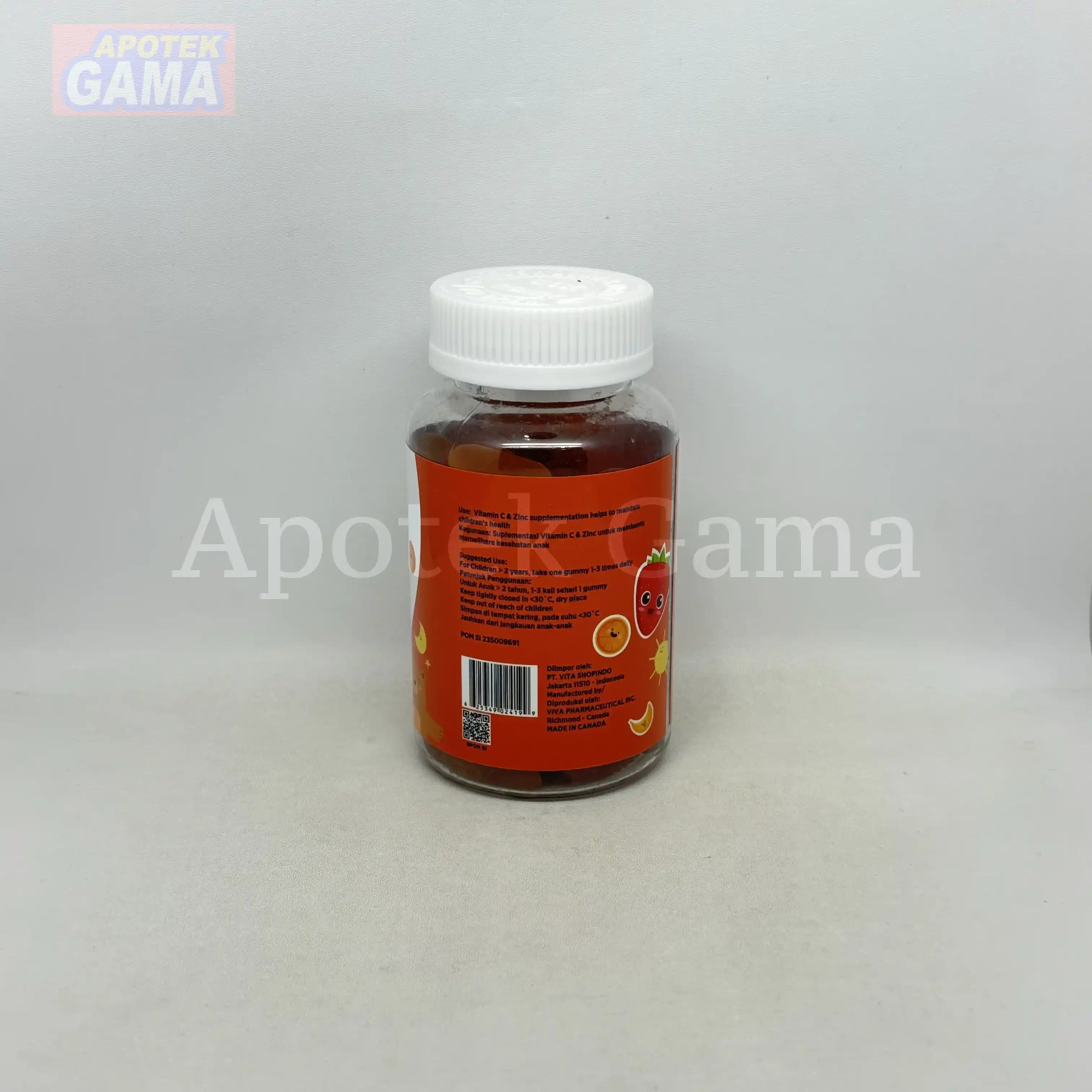NUTRIWELL VIT C + ZINC JUNIOR 60 GUMMIES 4