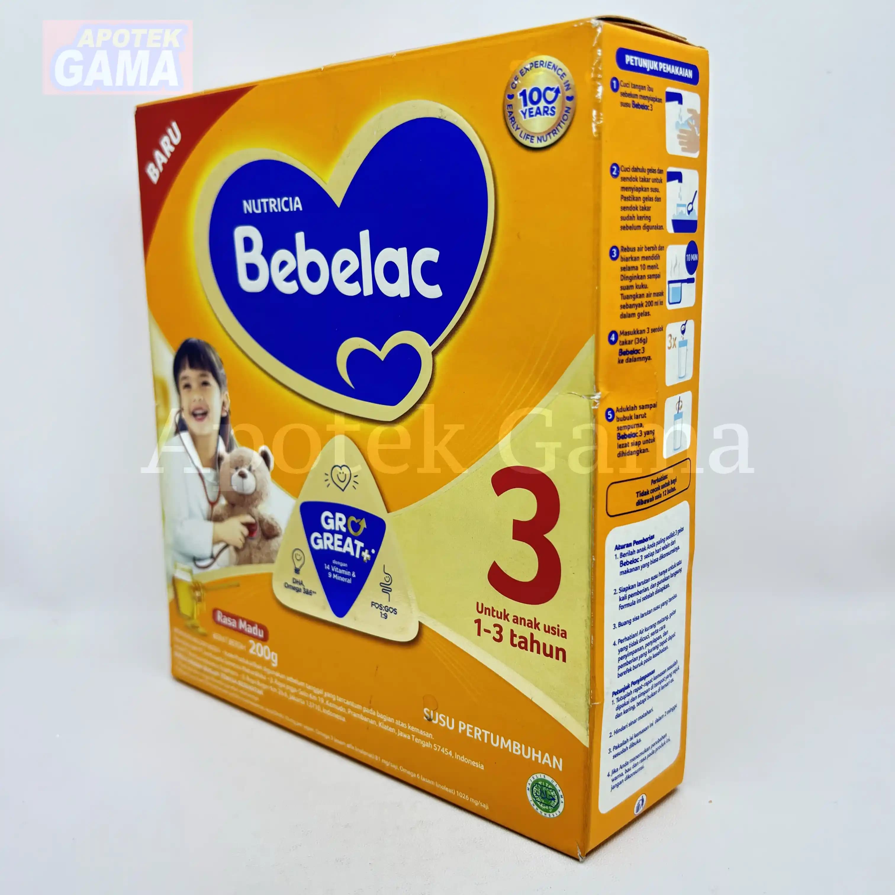 BEBELAC 3 HONEY HIQEQ 200 GR 6