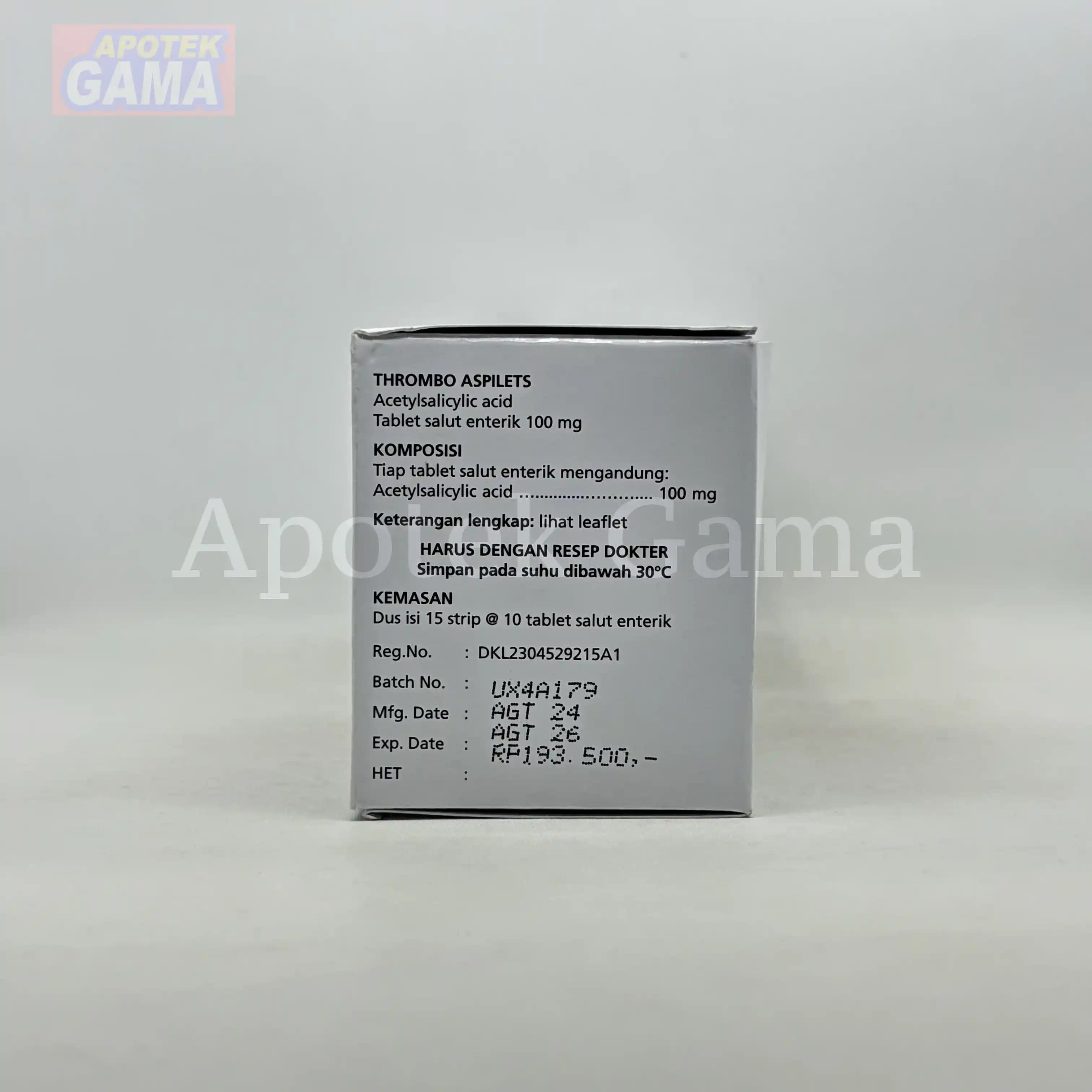 THROMBO ASPILETS TAB 3