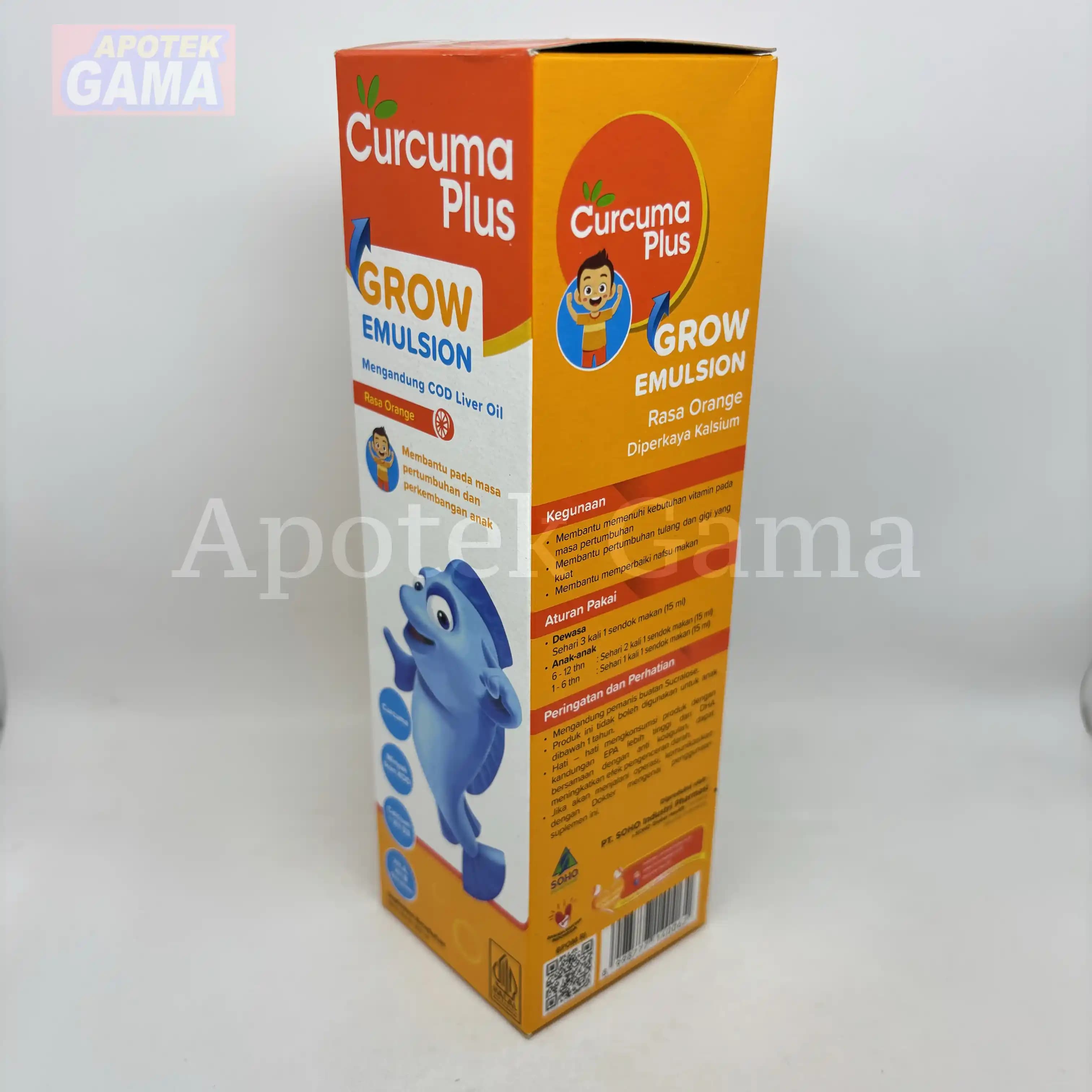 CURCUMA PLUS GROW EMULSION JERUK 200ML 4