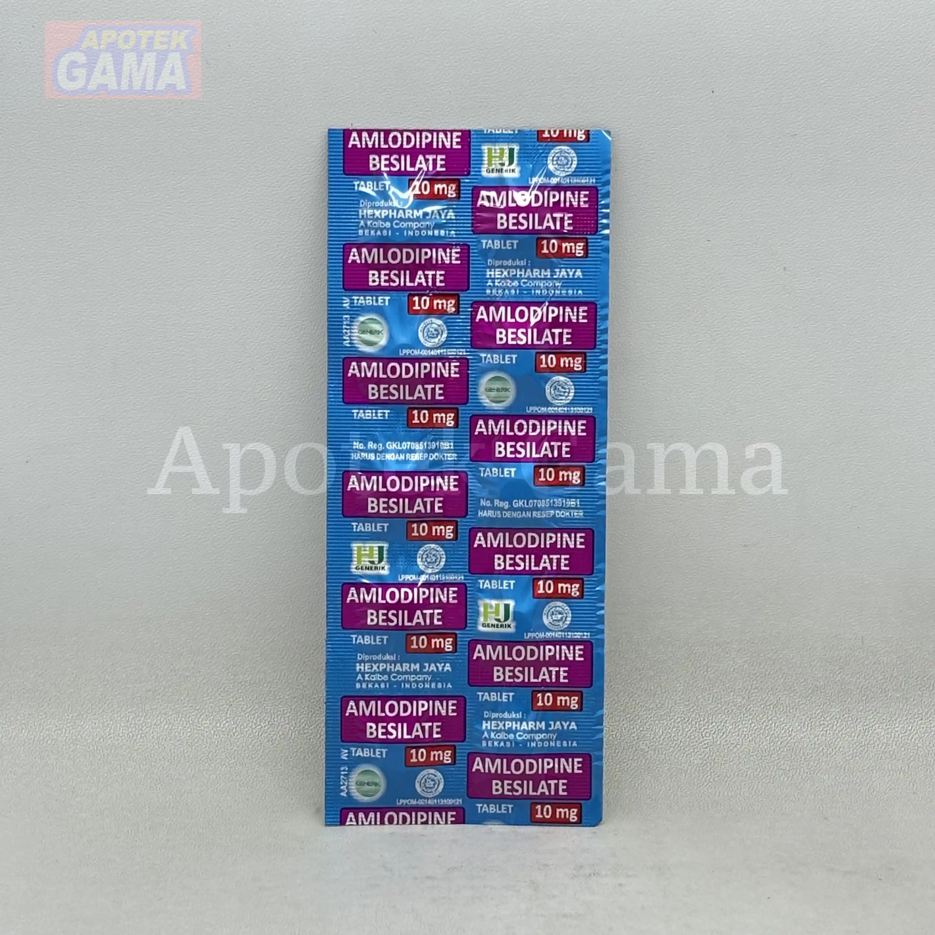 AMLODIPINE TAB 10 MG BRAND HJ 5