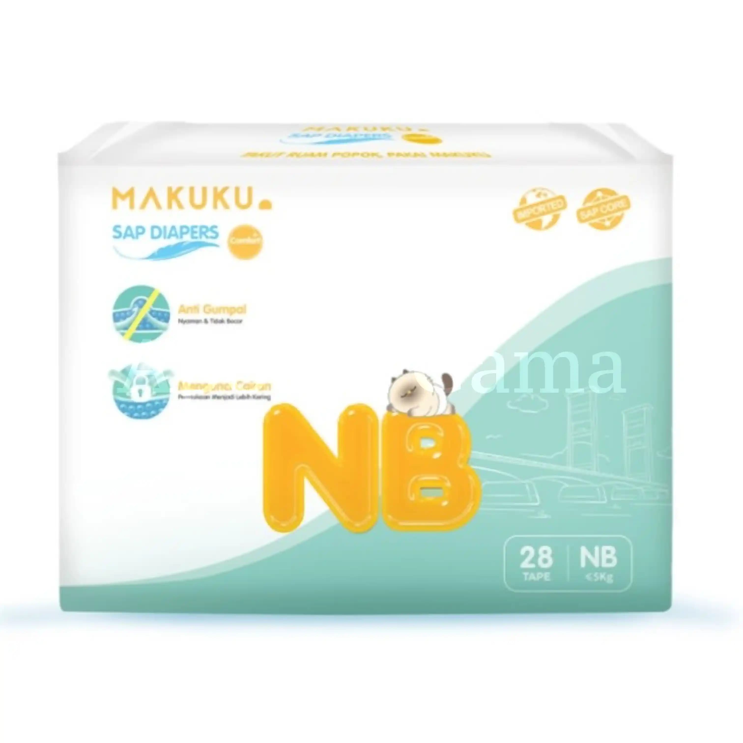 MAKUKU DIAPERS COMFORT NB 28 2