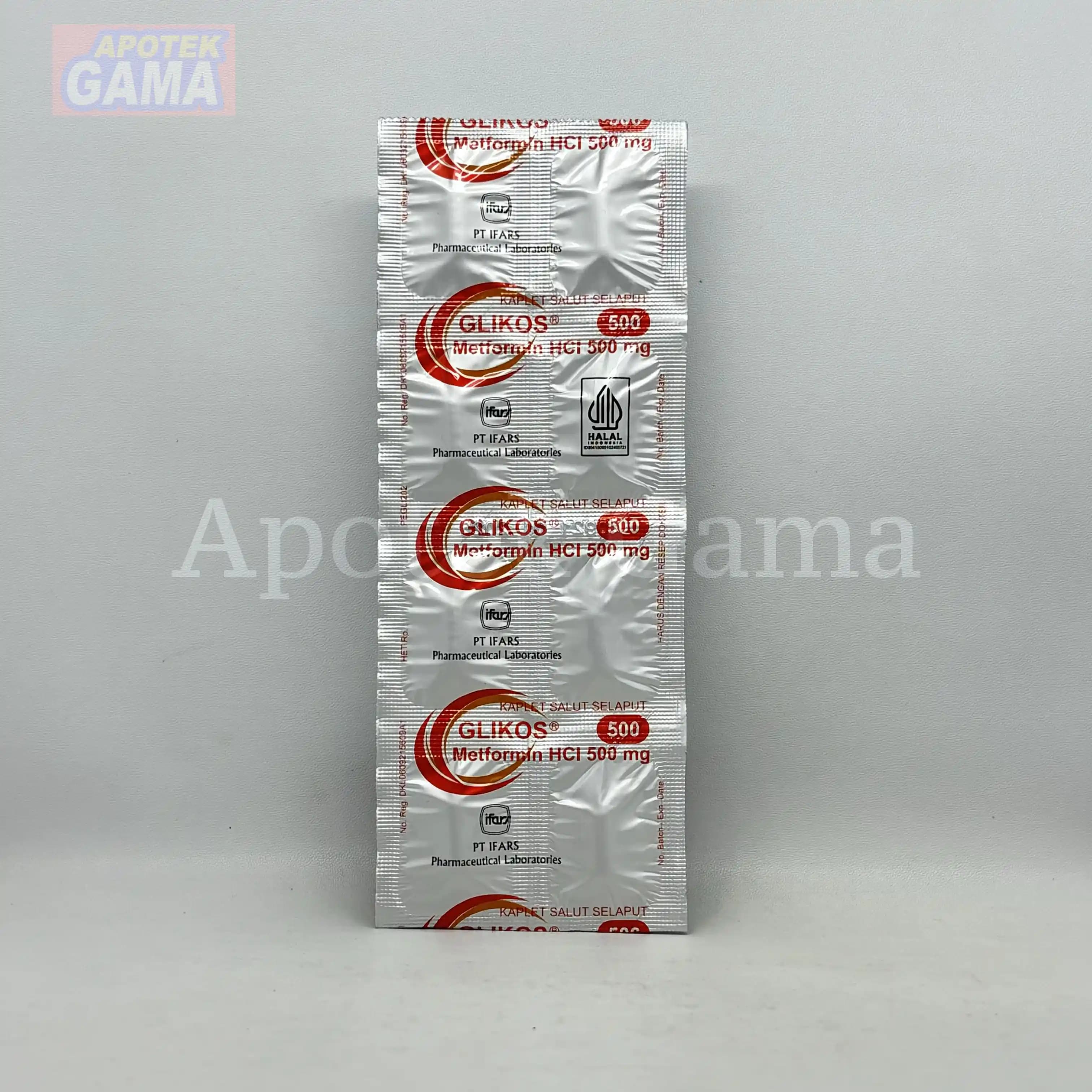 GLIKOS 500 MG TABLET 4