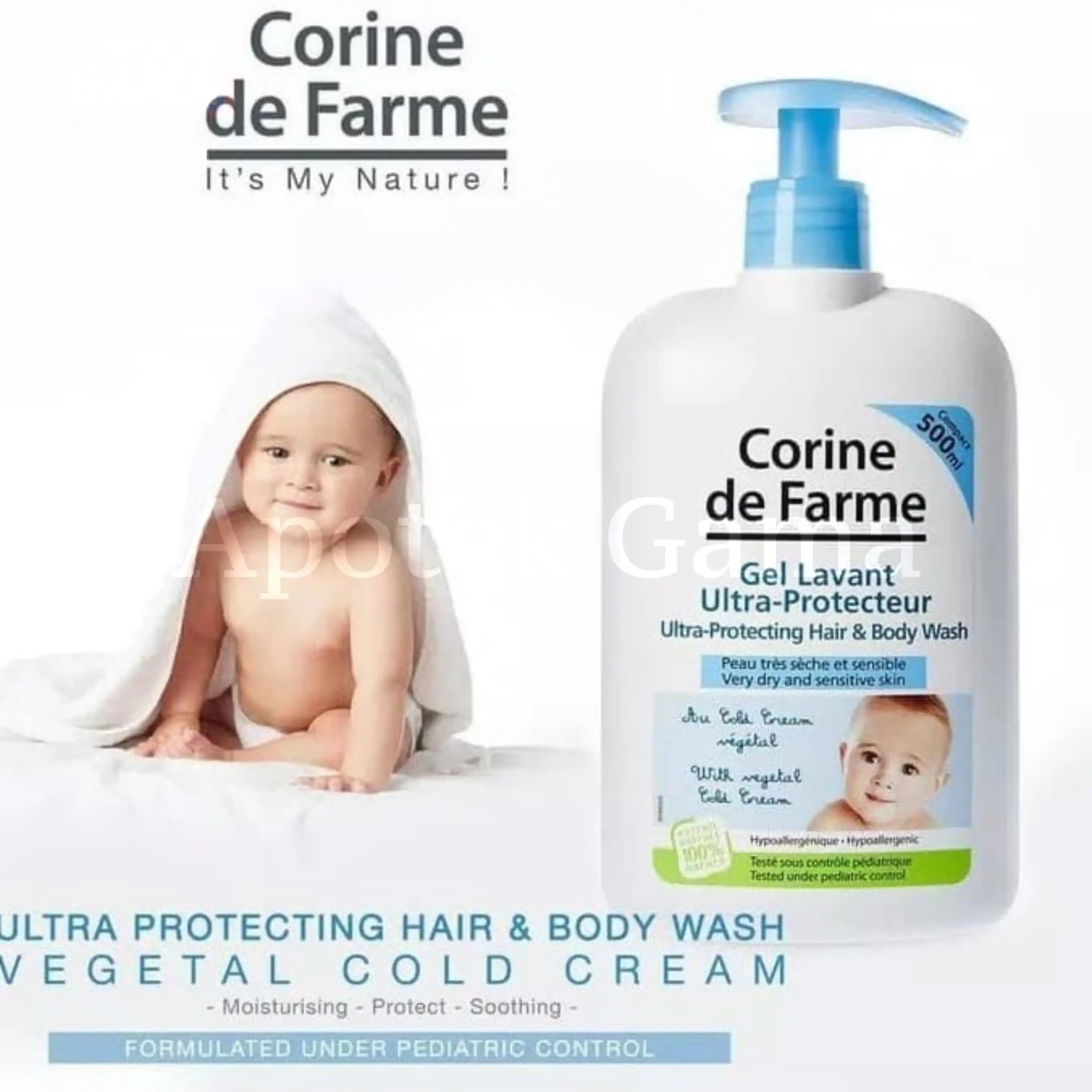 RADIANT CORINE DE FARME ULTRA PROTEC HAIR & BODY WASH 500ML