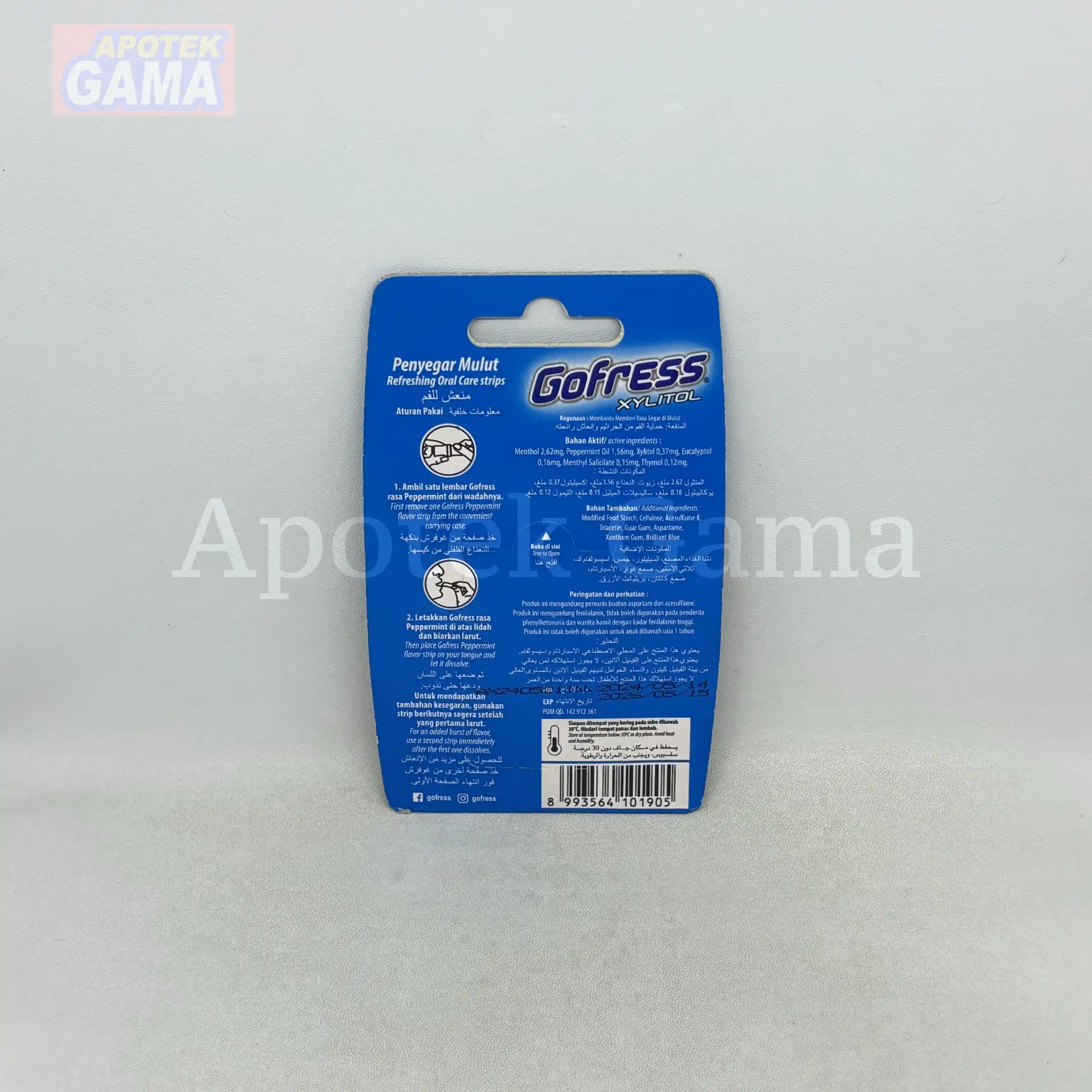 GOFRESS XYLITOL PEPPERMINT