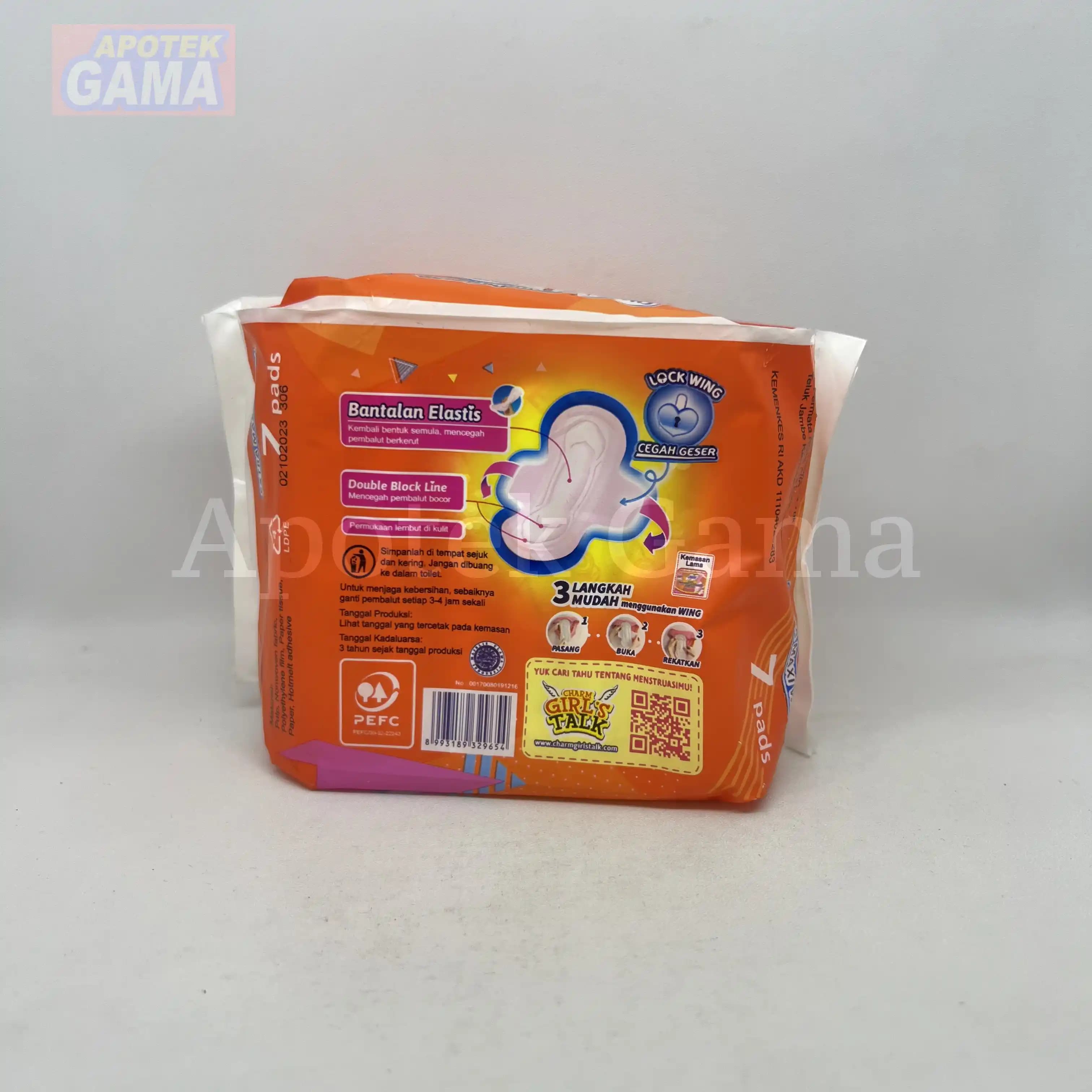 CHARM EXTRA MAXI WING 8S 4