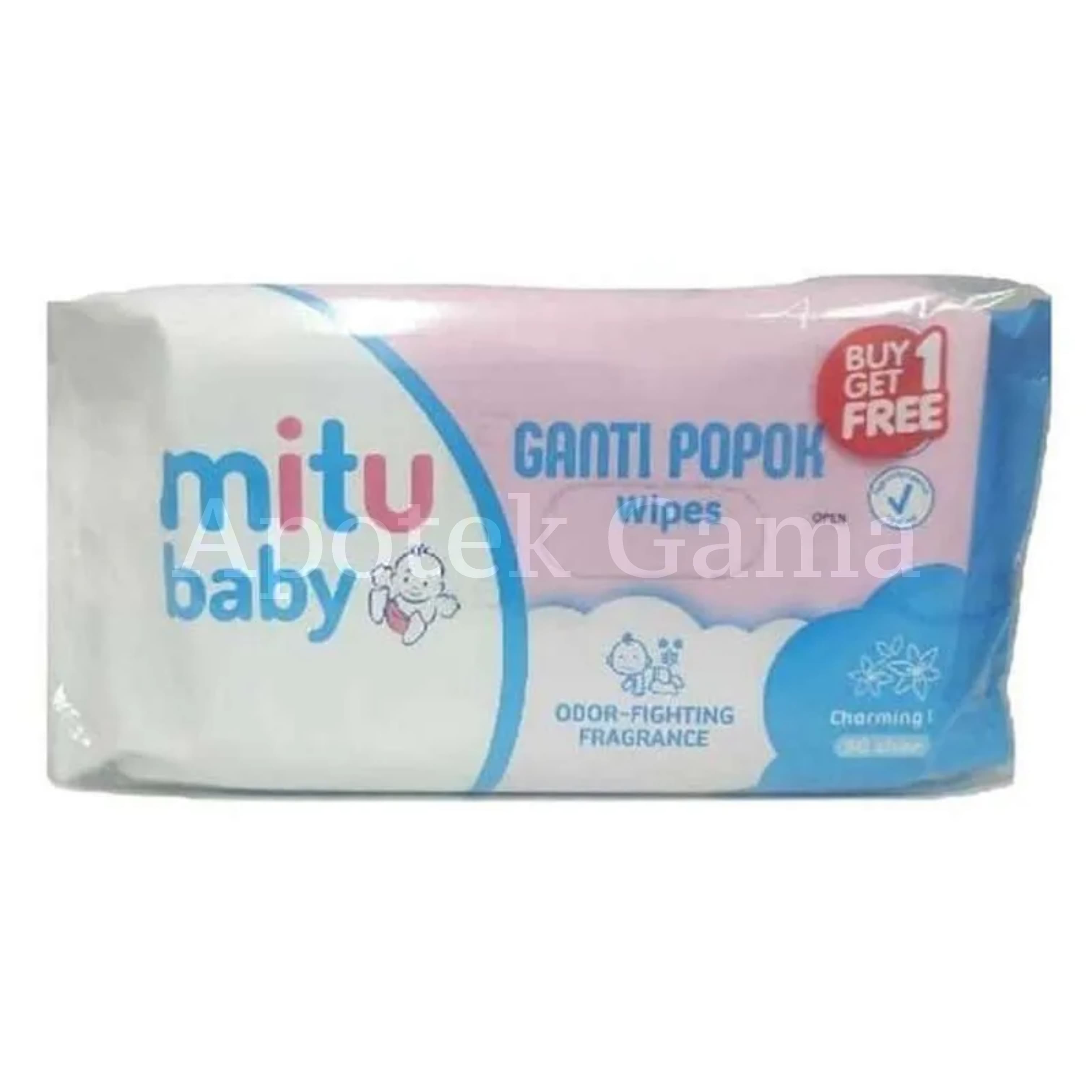 MITU BABY WIPES GPP BLUE LILY 50'S