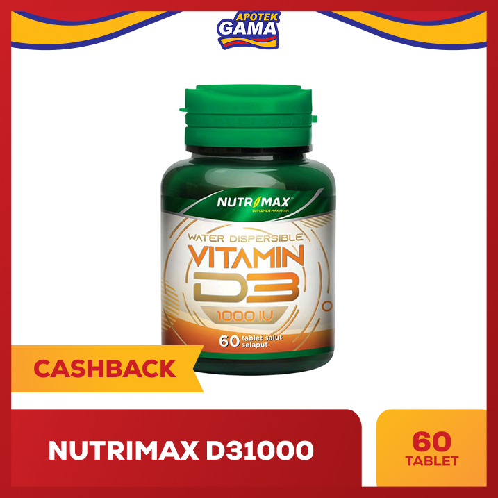 NUTRIMAX VITAMIN D3 1000IU 60S