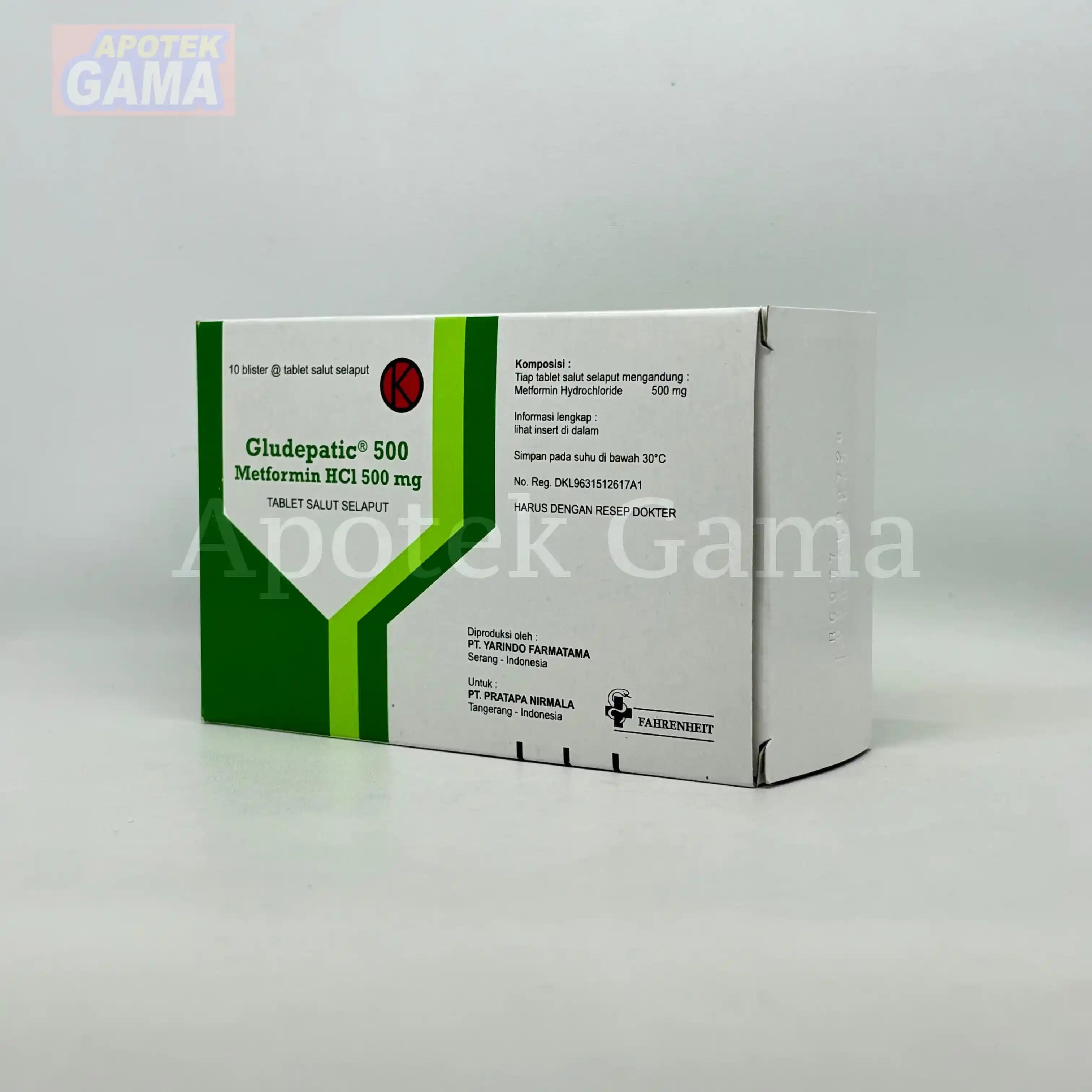 GLUDEPATIC TAB 500