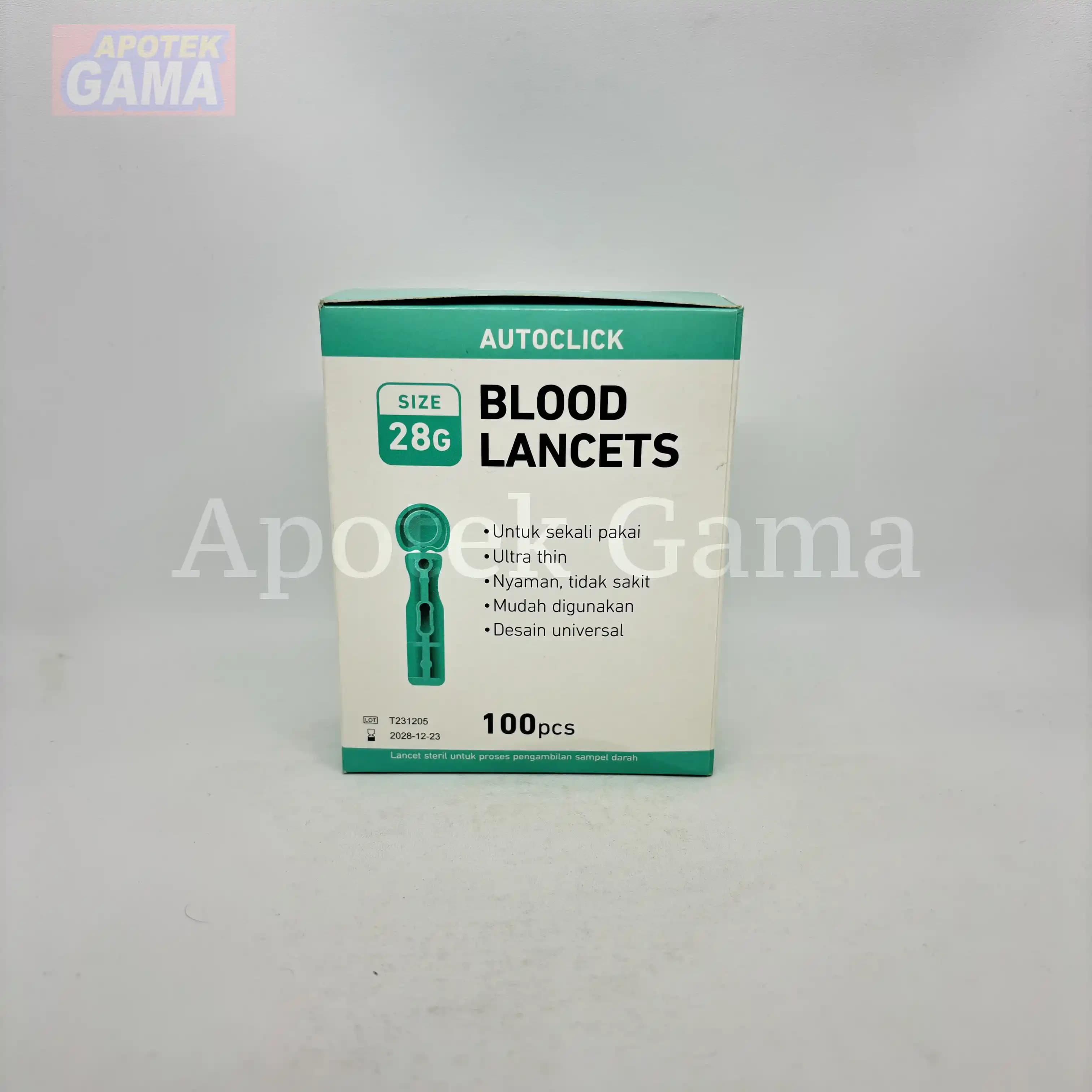 BLOOD LANCET 28 G/100