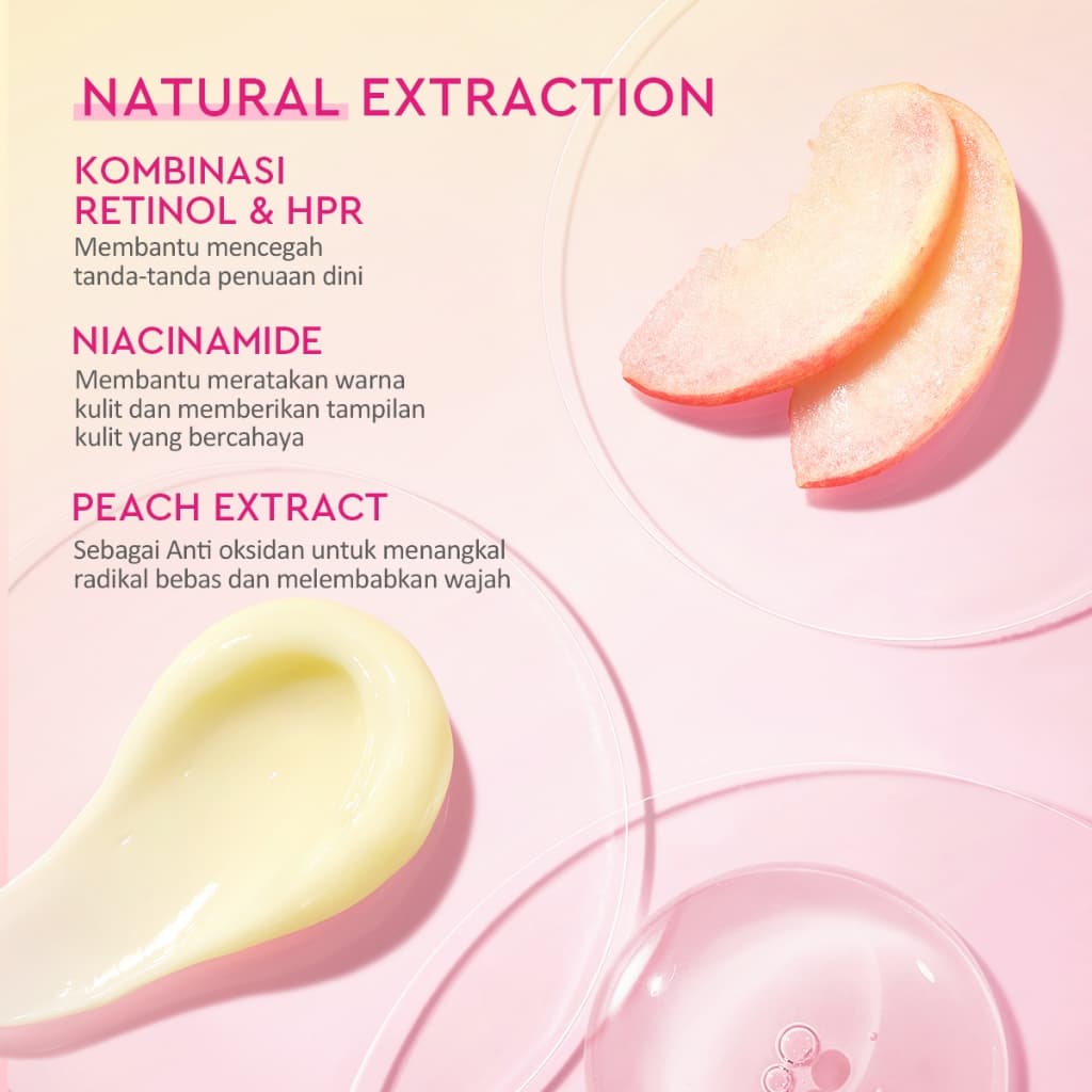 GLAD2GLOW PEACH RETINOL MOISTURIZER 30GR 3