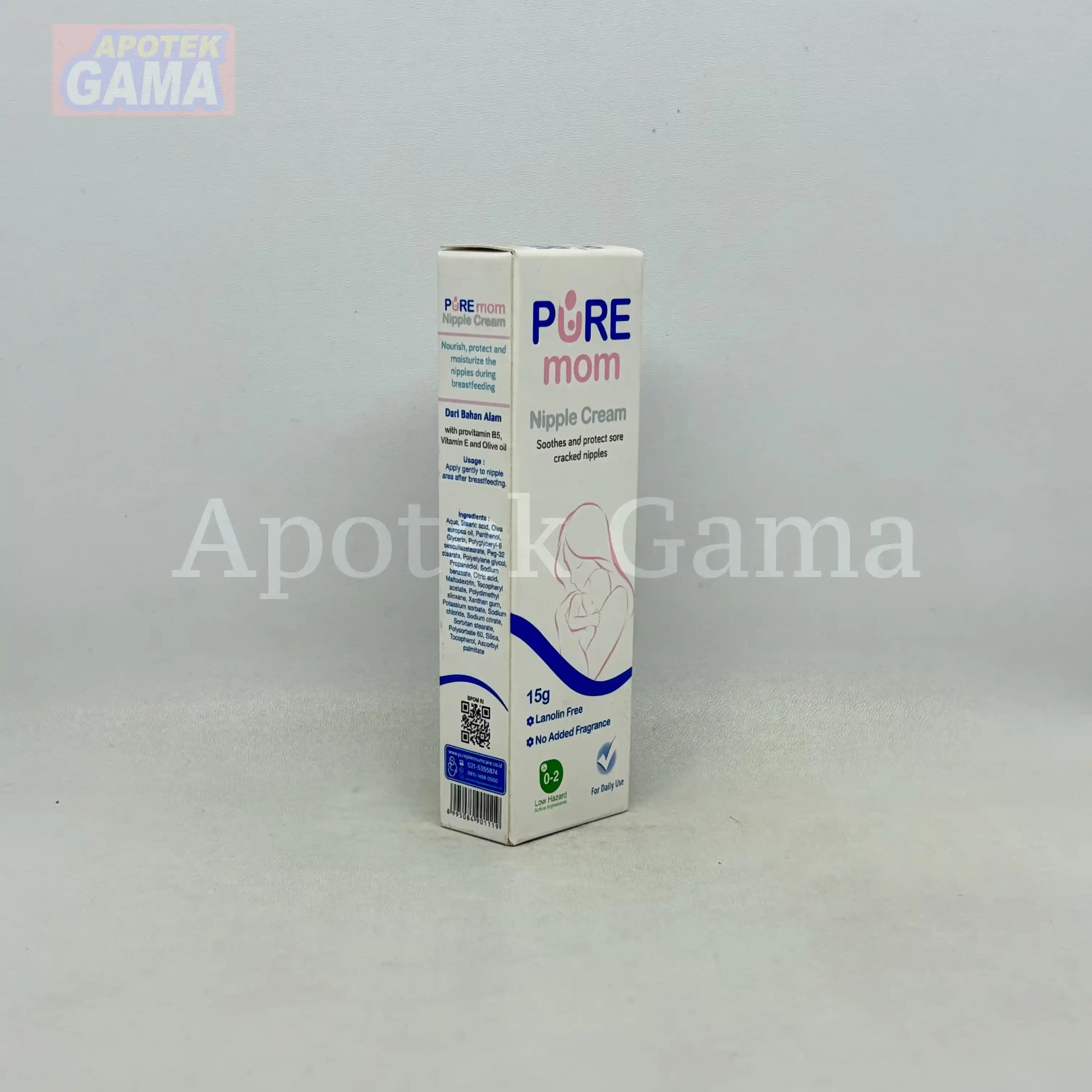 PURE MOM NIPPLE CREAM 15GR 2