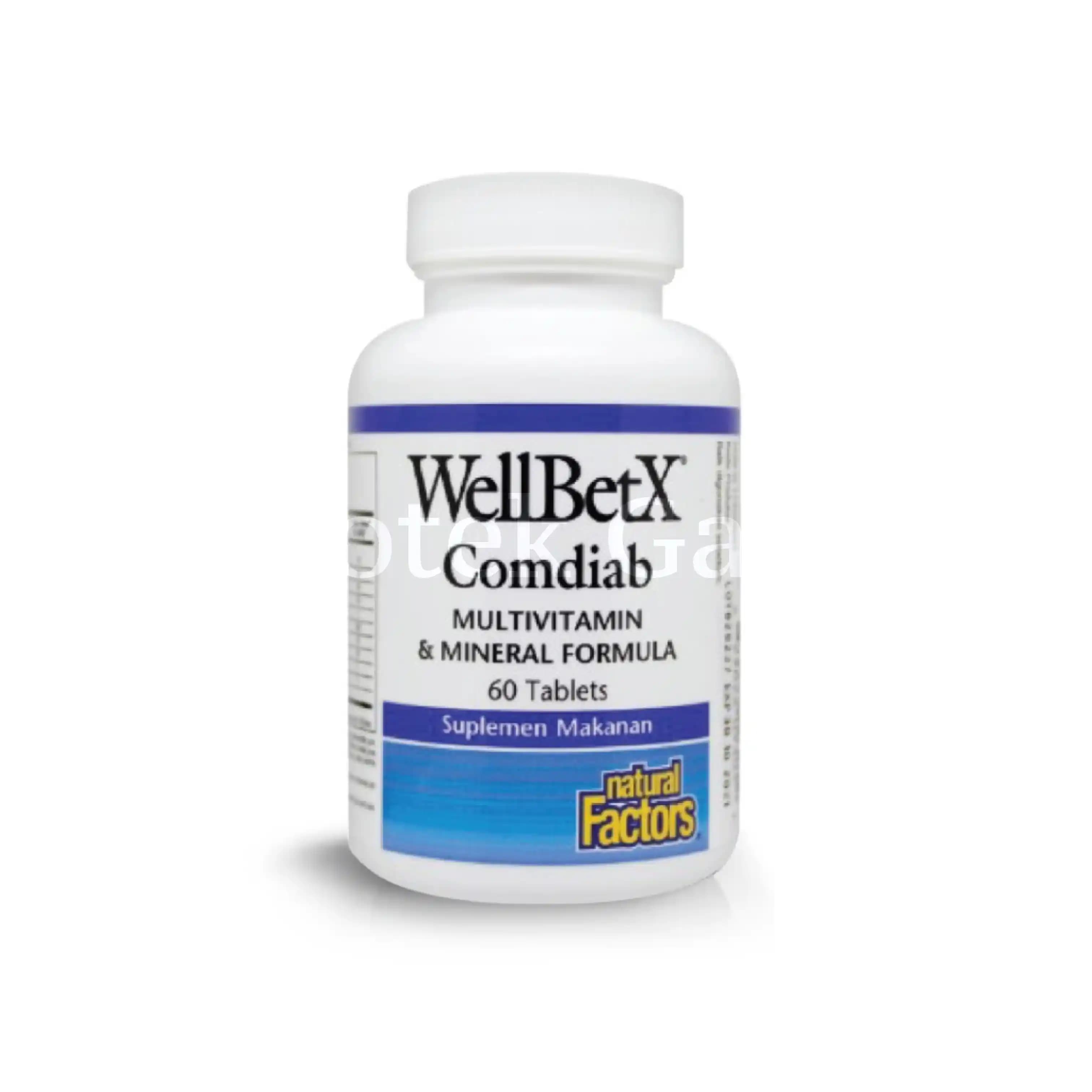 NATURAL FACTORS WELLBETX COMDIAB MULTI