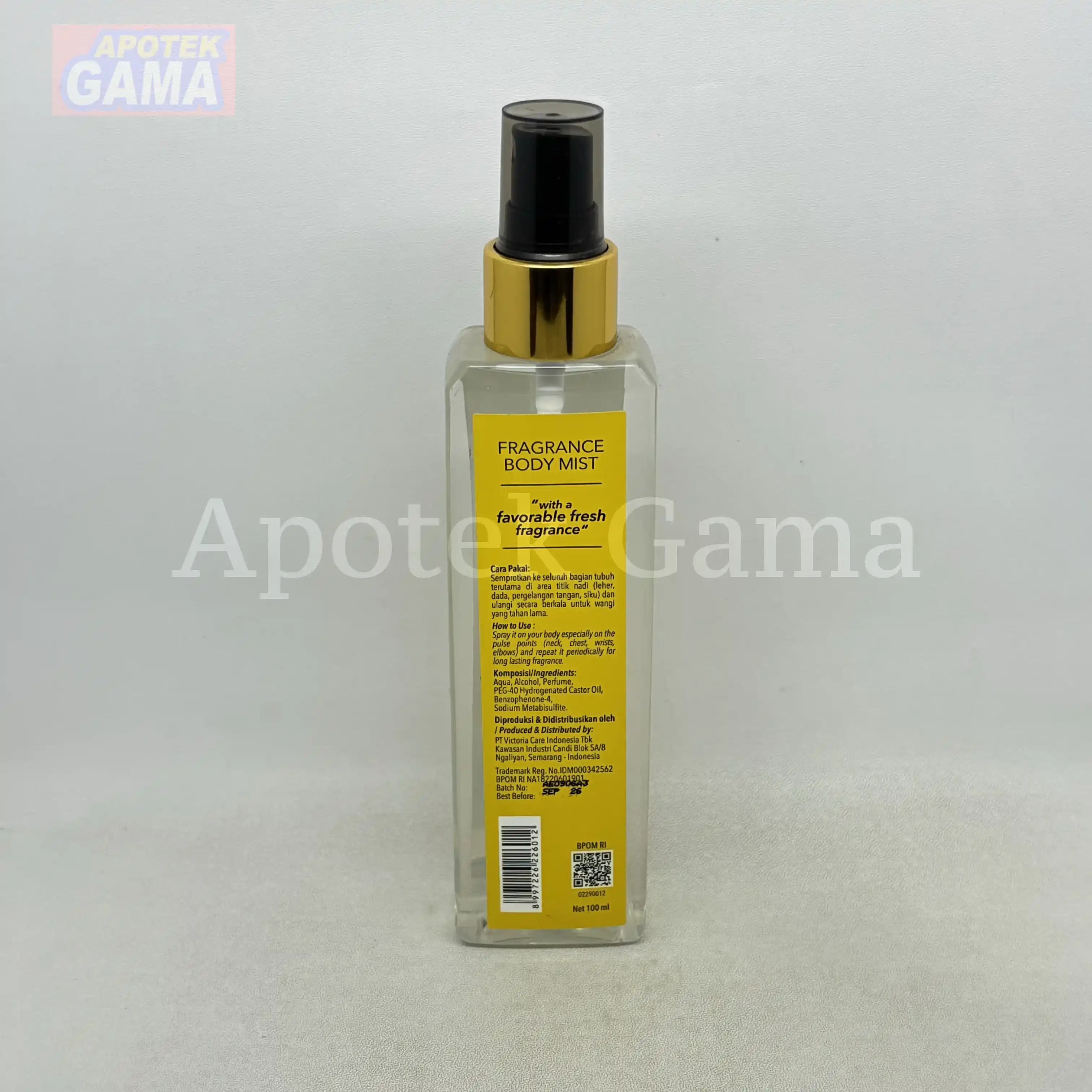 VICTORIA FRAGRANCE BODY MIST GLOWING  100 ML 3