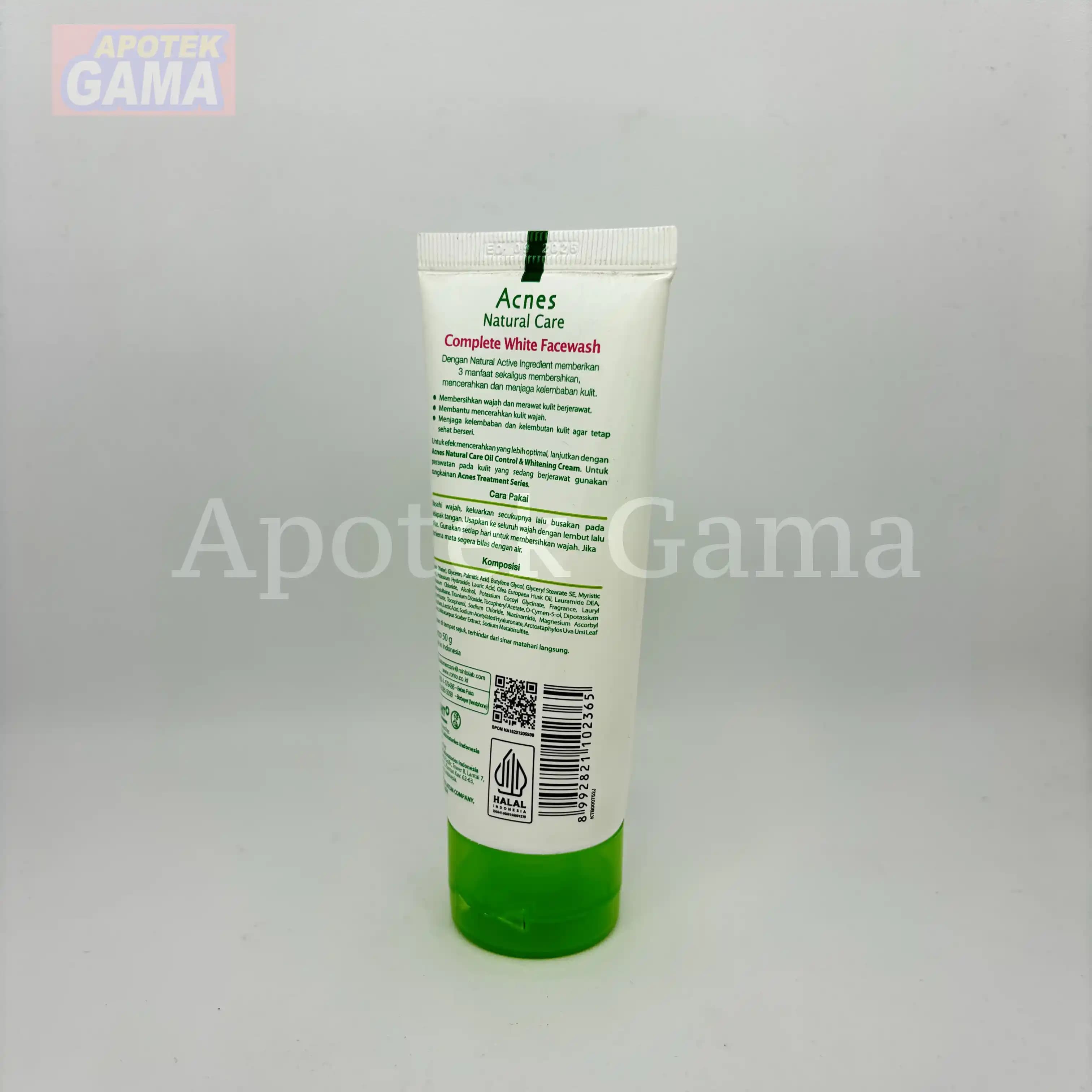 ACNES COMPLETE WHITE FACE WASH 50 G  3