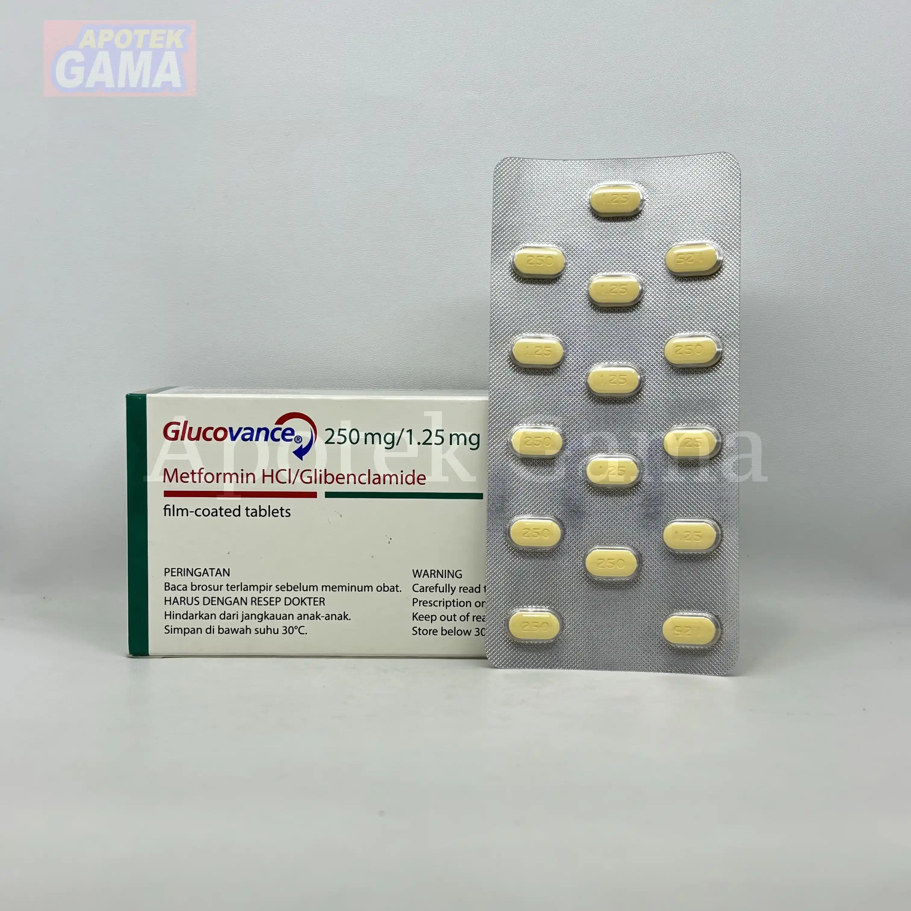 GLUCOVANCE TAB 250/1.25 2