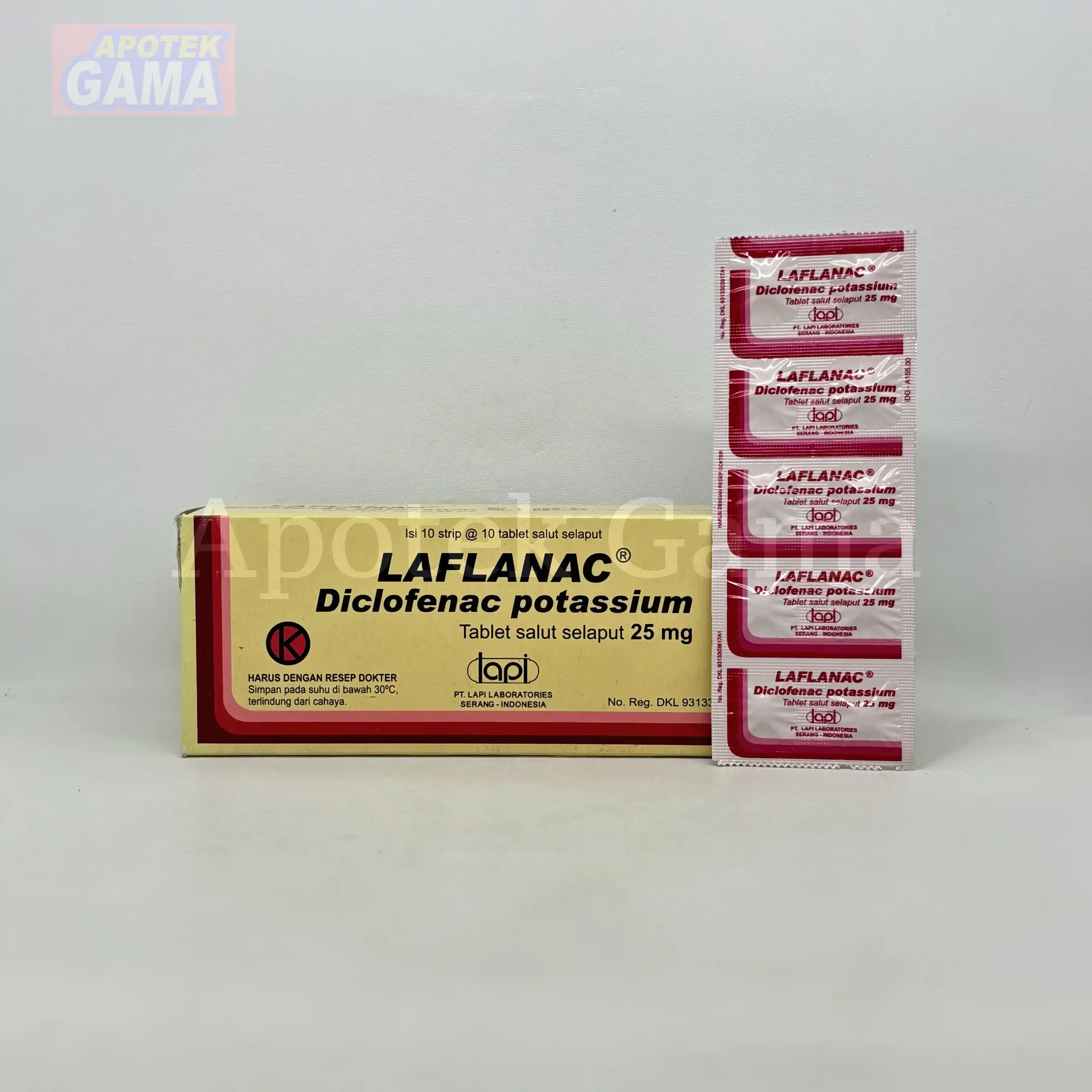 LAFLANAC 25 MG TAB 2