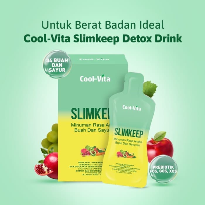 COOLVITA SLIM KEEP RASA ANEKA BUAH DAN SAYURAN 315ML 2