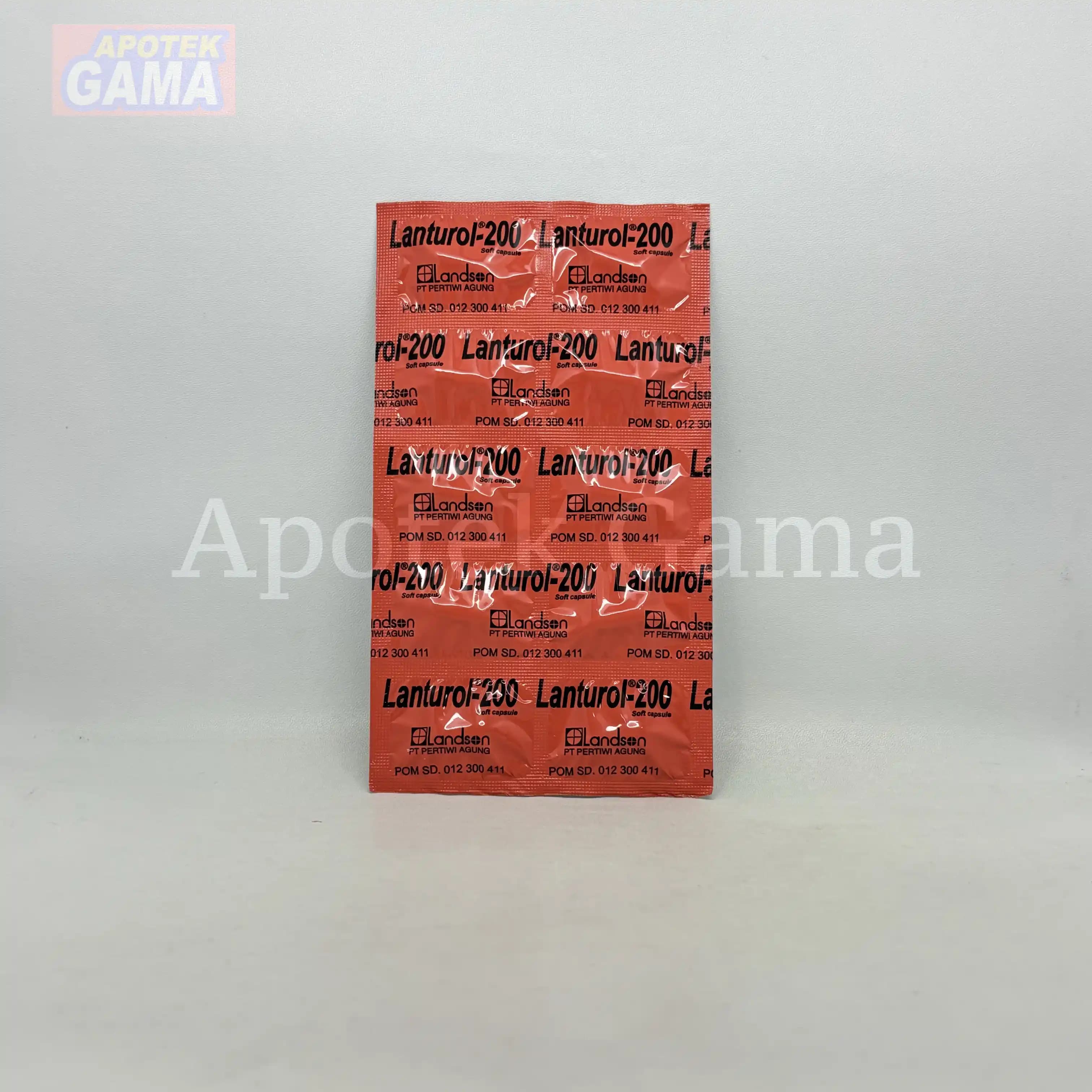 LANTUROL CAP 200 4