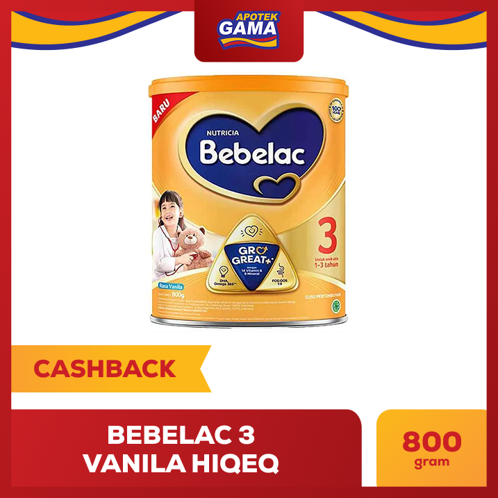 BEBELAC 1+ VANILA HIQEQ 800 GR