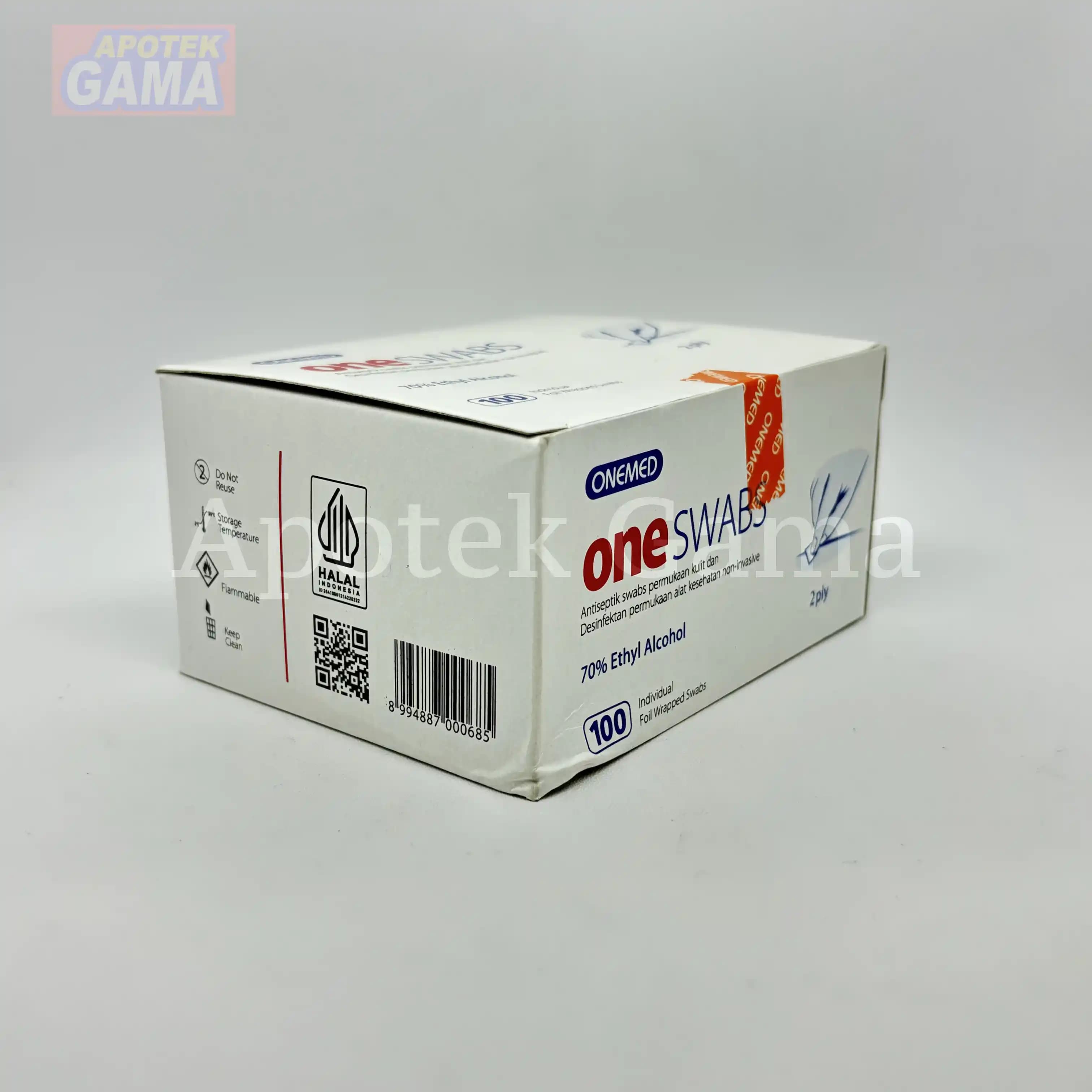 COTTON SWAB STERIL ONEMED 