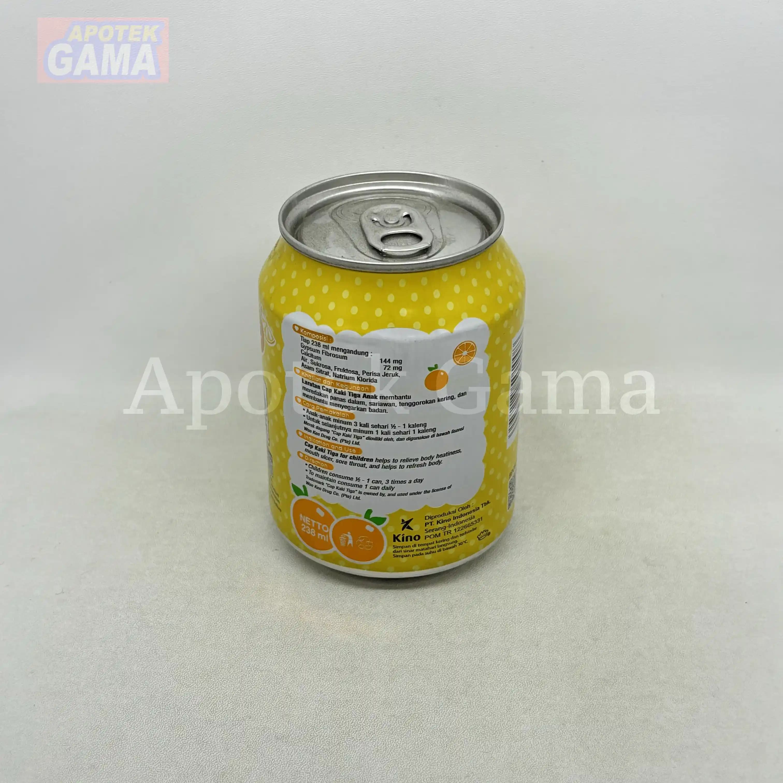LARUTAN ANAK CAP KAKI TIGA RASA JERUK 250 ML 5
