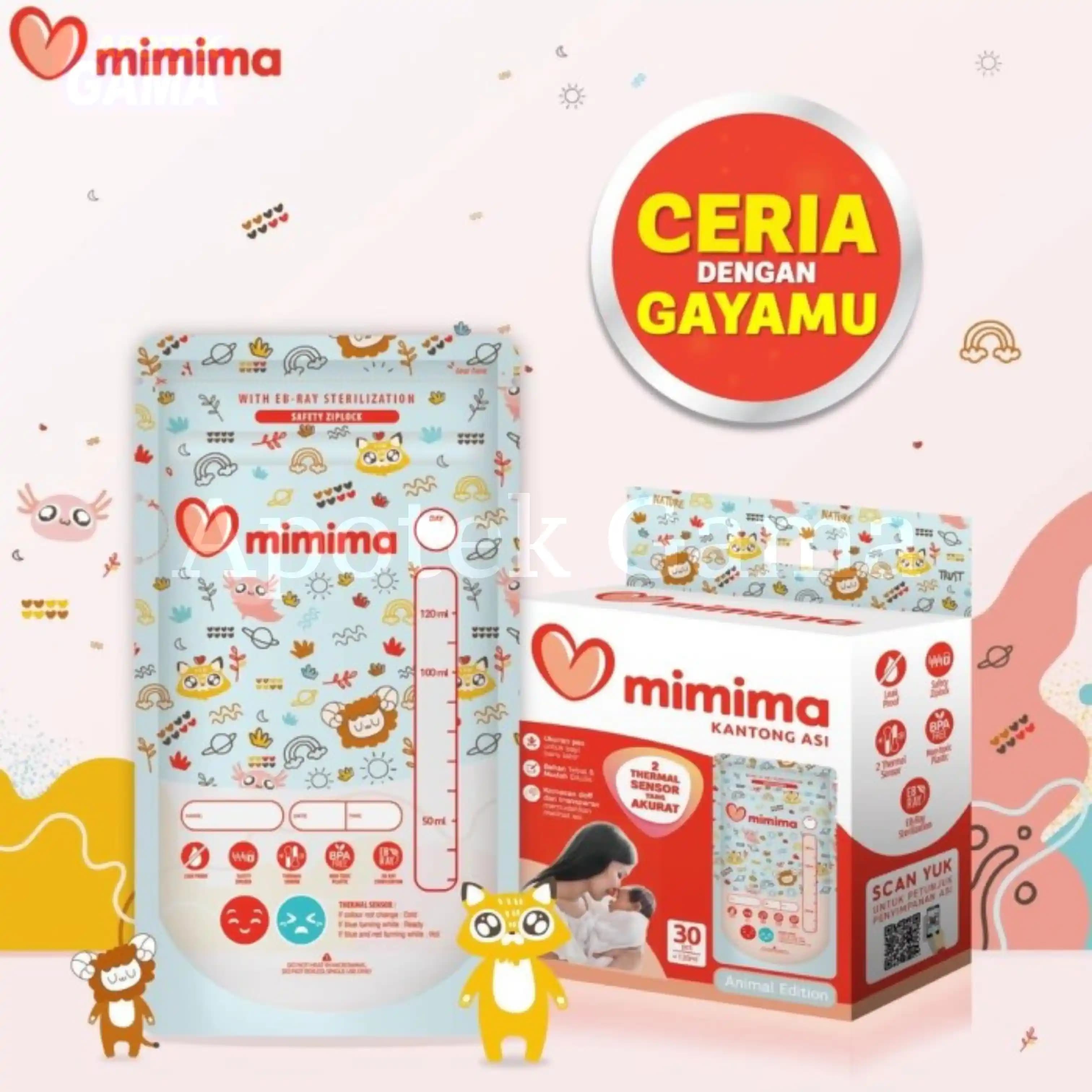 MIMIMA KANTONG ASI ANIMAL EDITION 30PCS@120ML