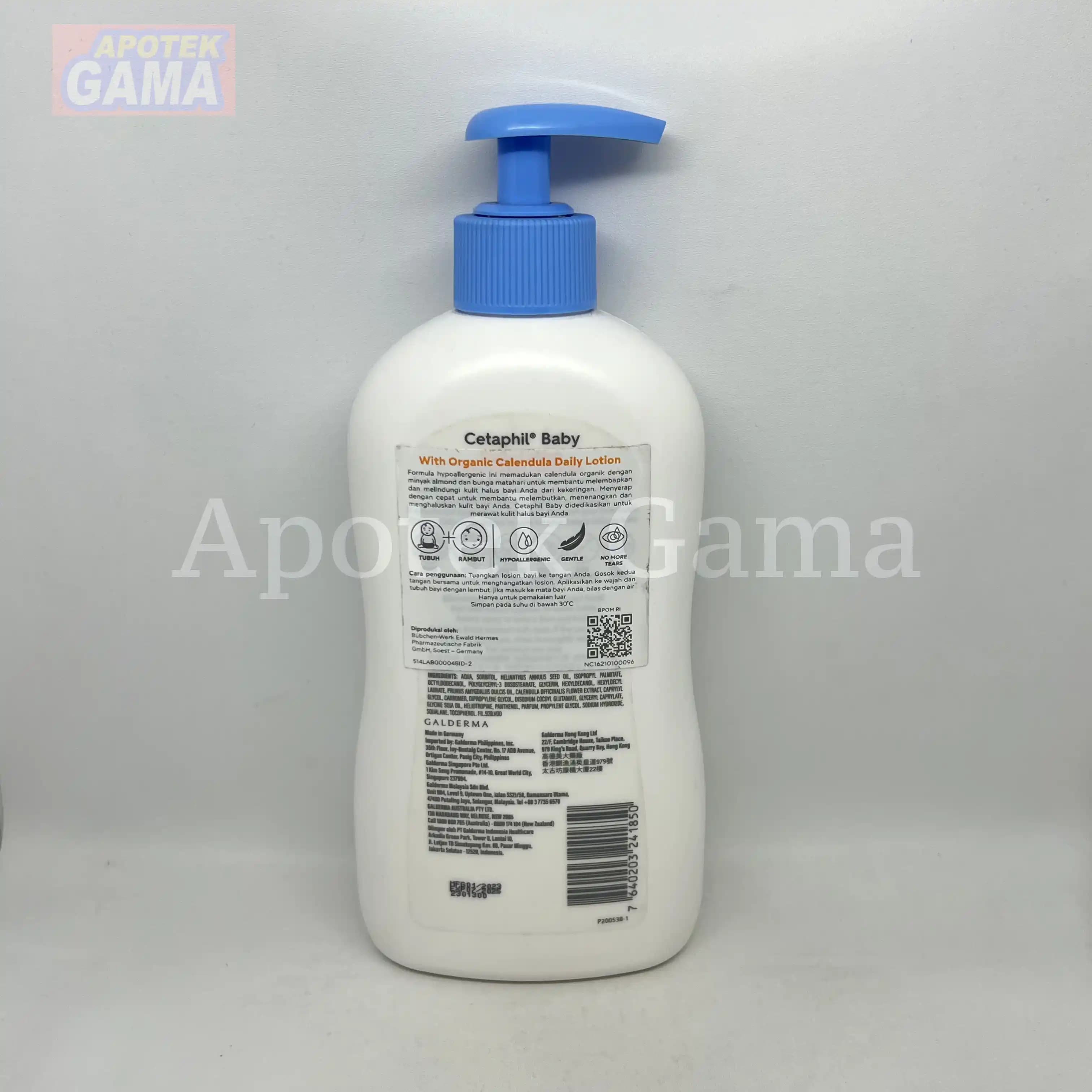CETAPHIL BABY DAILY LOTION WITH CALENDULA 400 ML 3