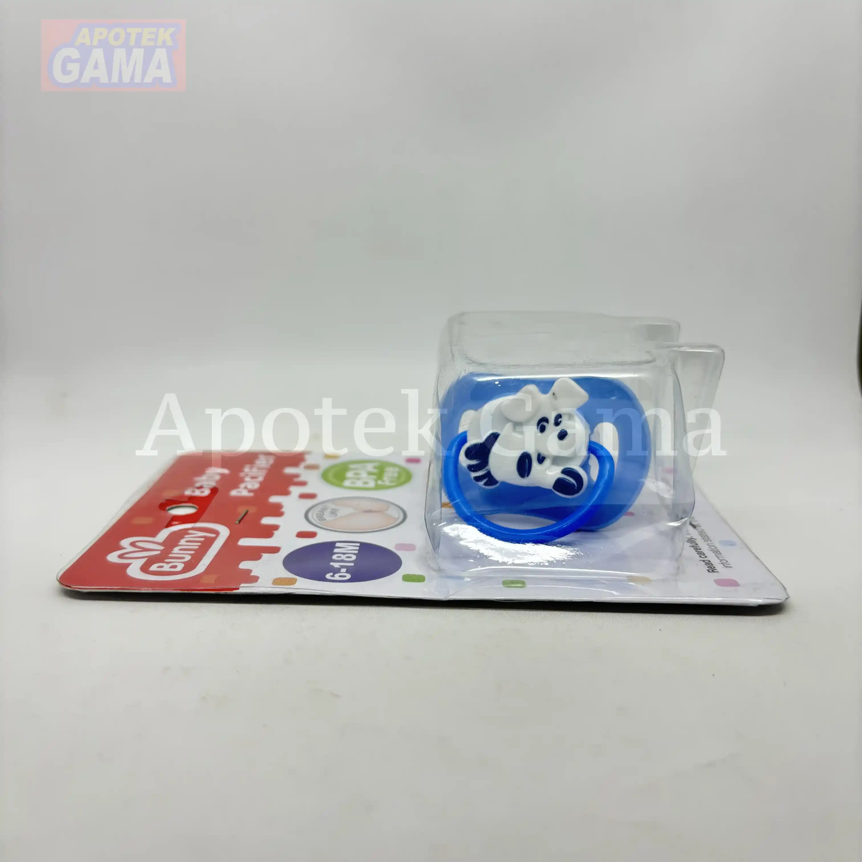 BUNNY BABY PACIFIER 6-18 M BLUE ADP-0004 2