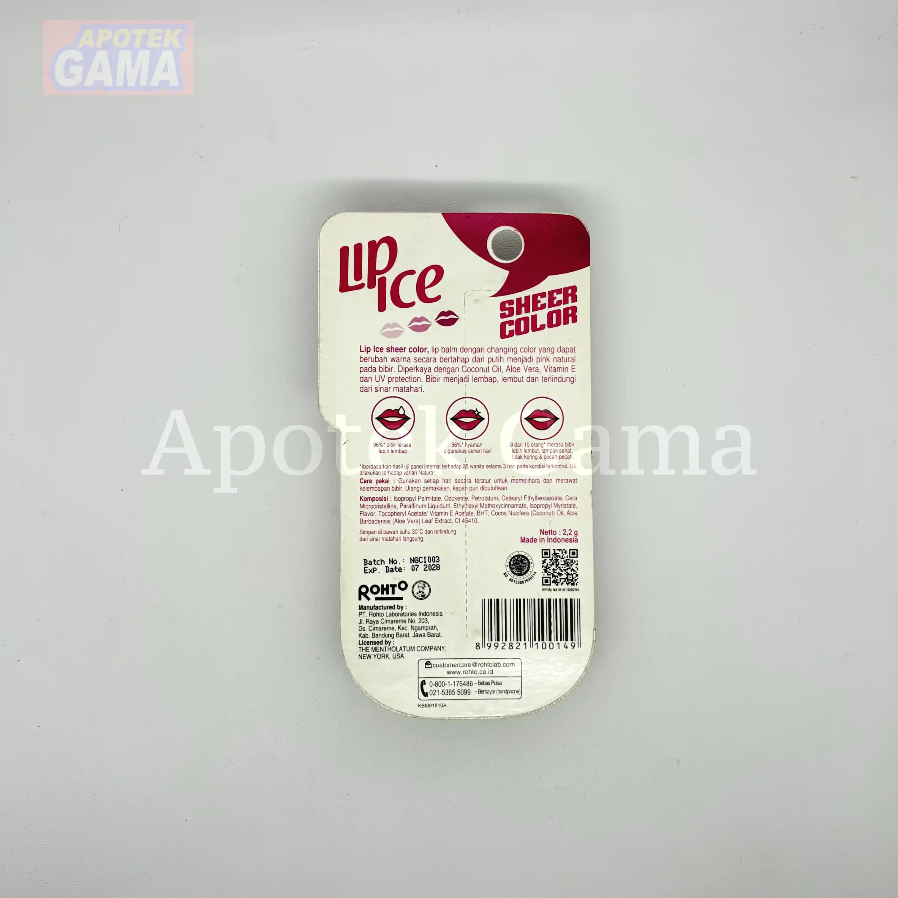 ACNES LIP ICE SHEER COLOR APPLE 3