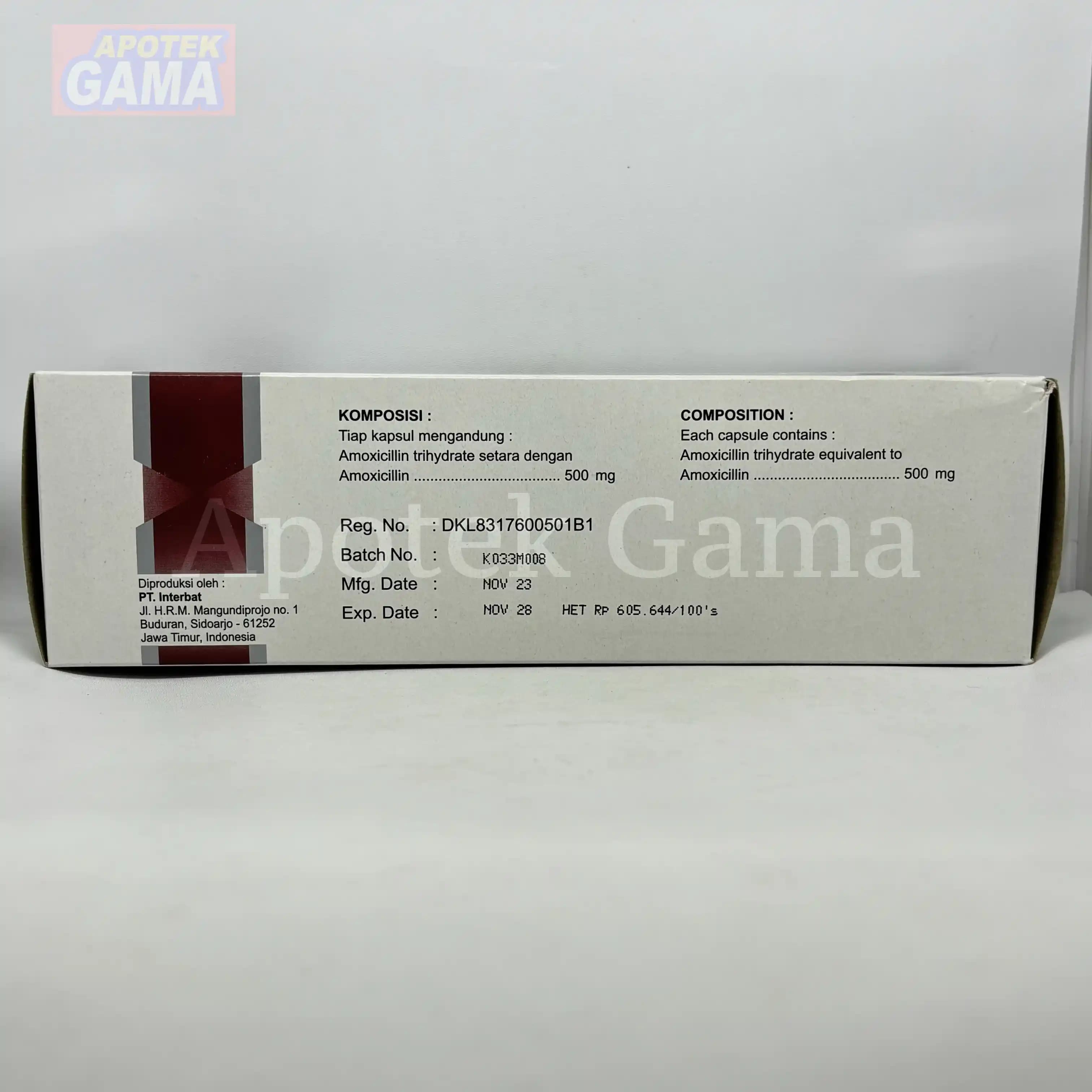 INTERMOXIL CAP 500 4