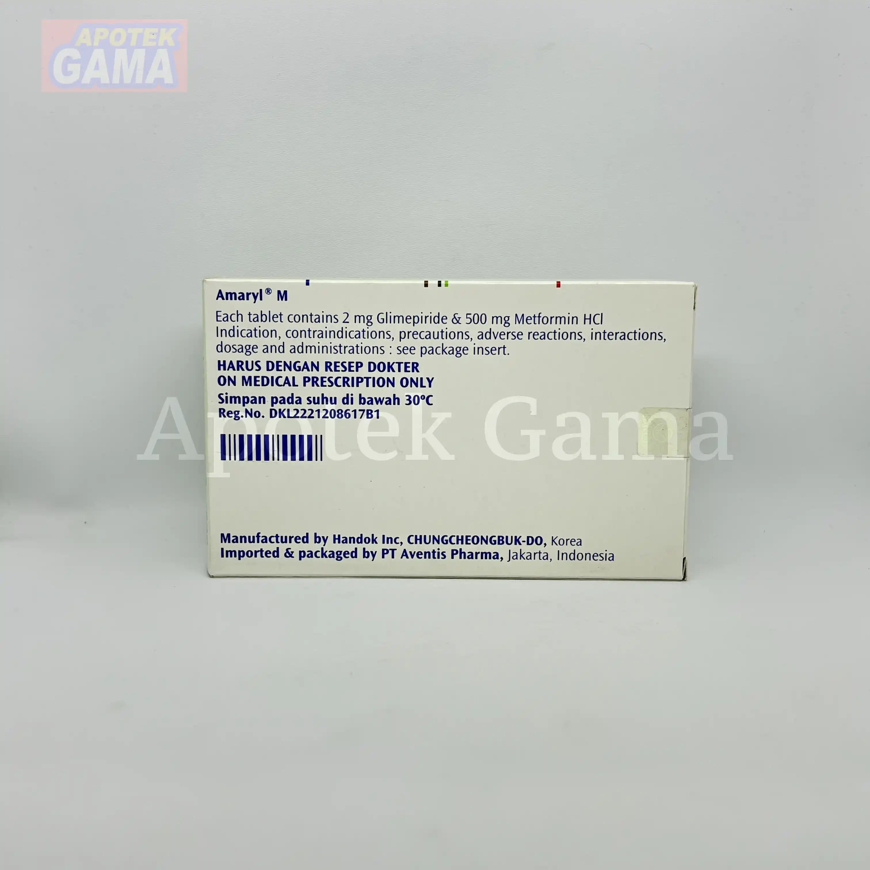 AMARYL M 2/500MG 4