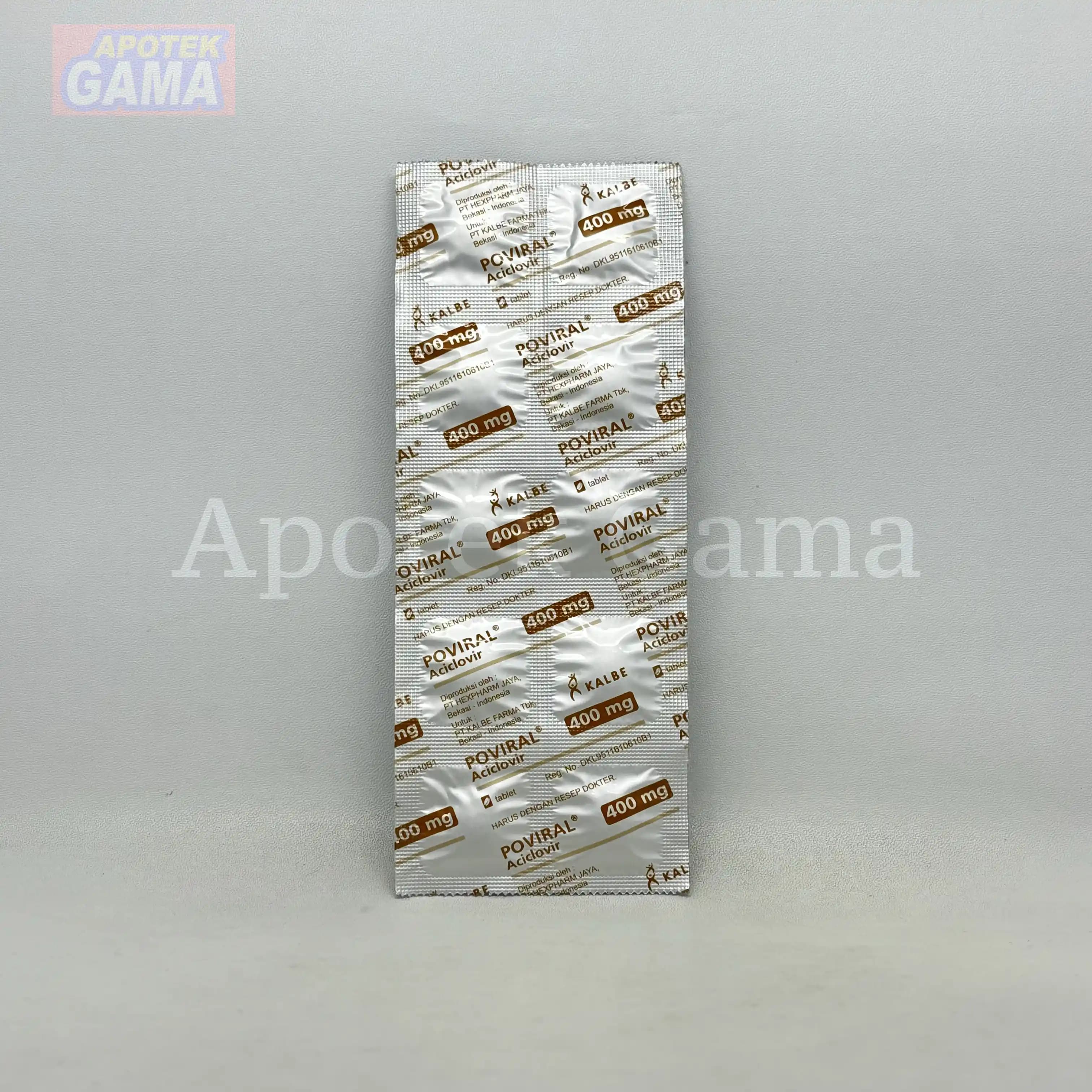 POVIRAL TAB 400 MG/30 3