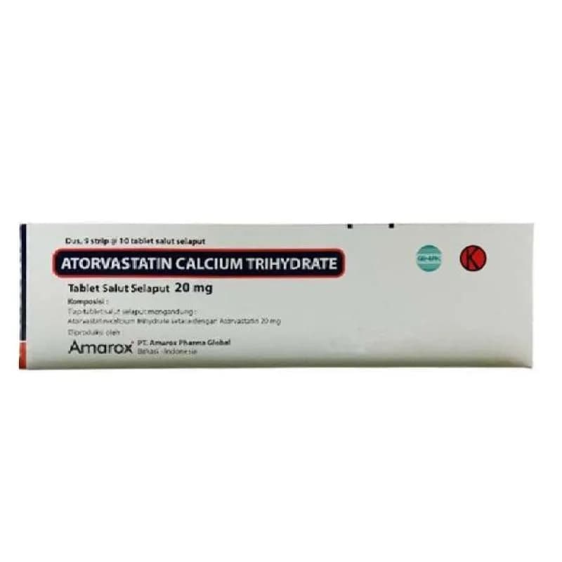 ATORVASTATIN 20 MG (GEN) AMAROX