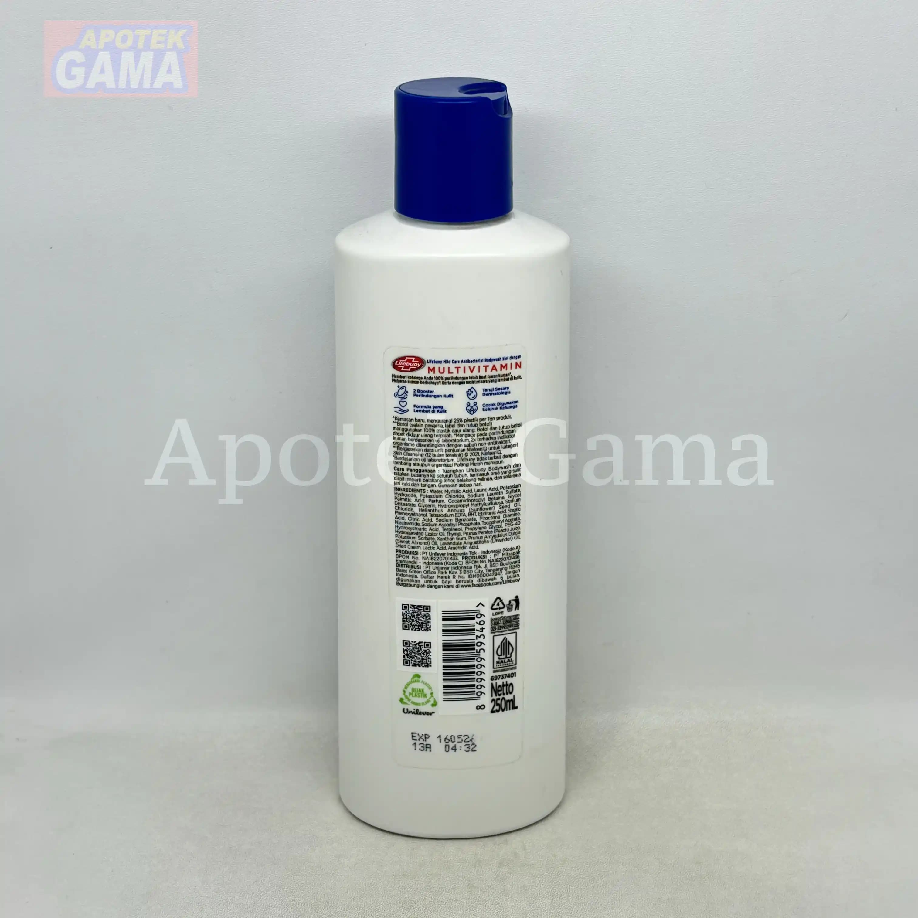 LIFEBUOY BODY WASH MILD CARE 250ML 5