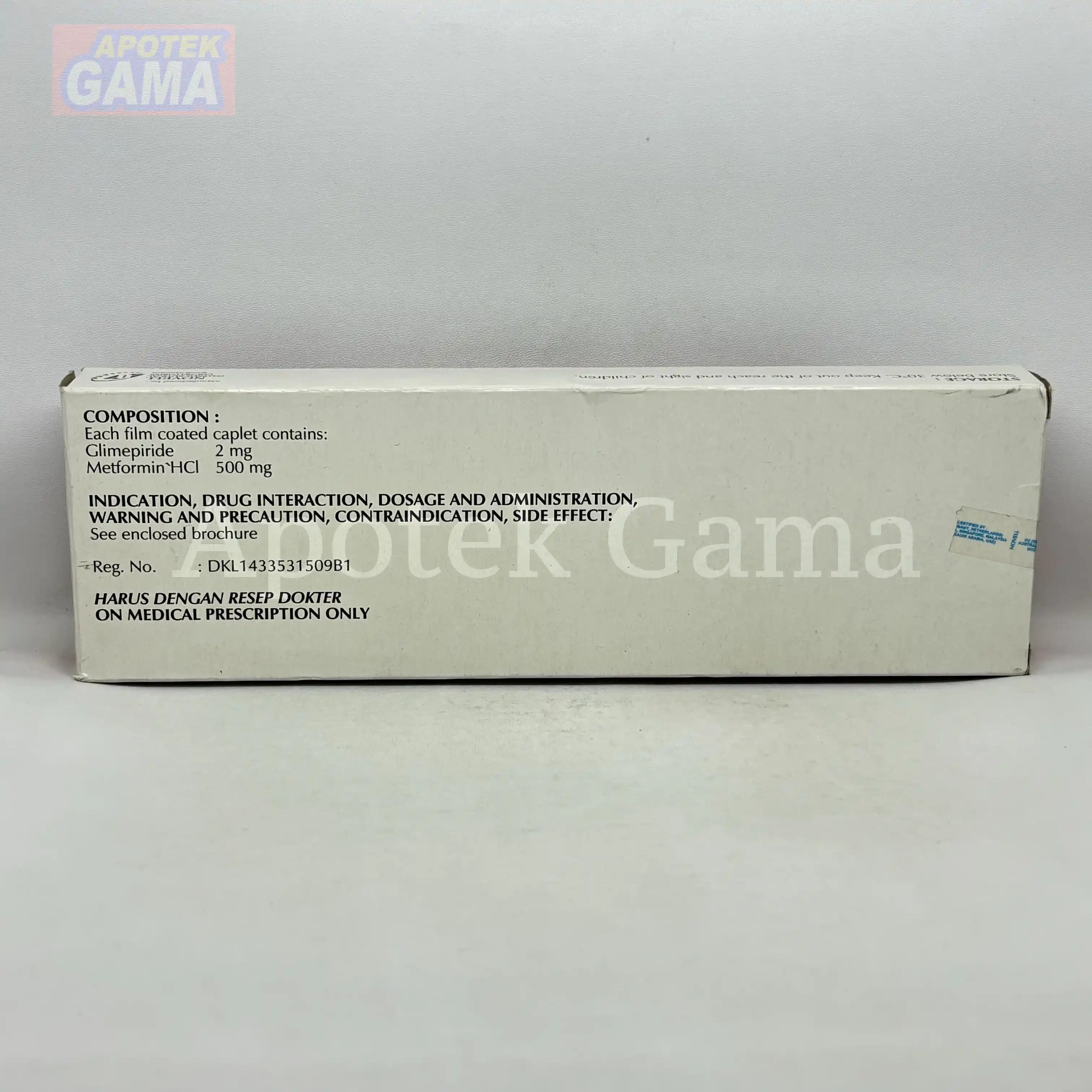 VELACOM PLUS 2/500 MG TAB 2