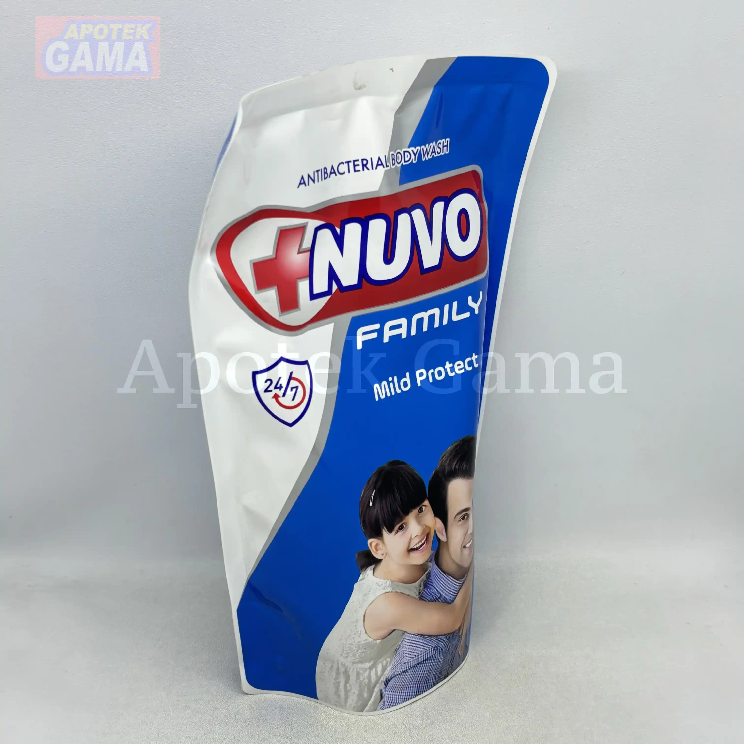 NUVO FAMILY LIQUID SOAP BIRU REFIL 450ML 3