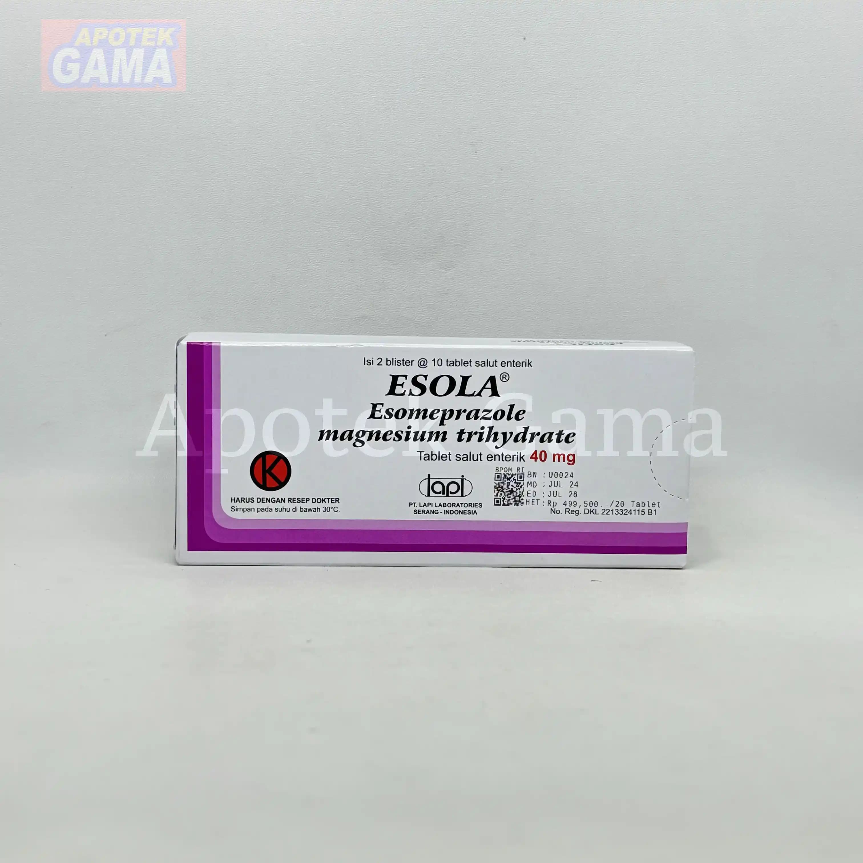 ESOLA TABLET 40 MG