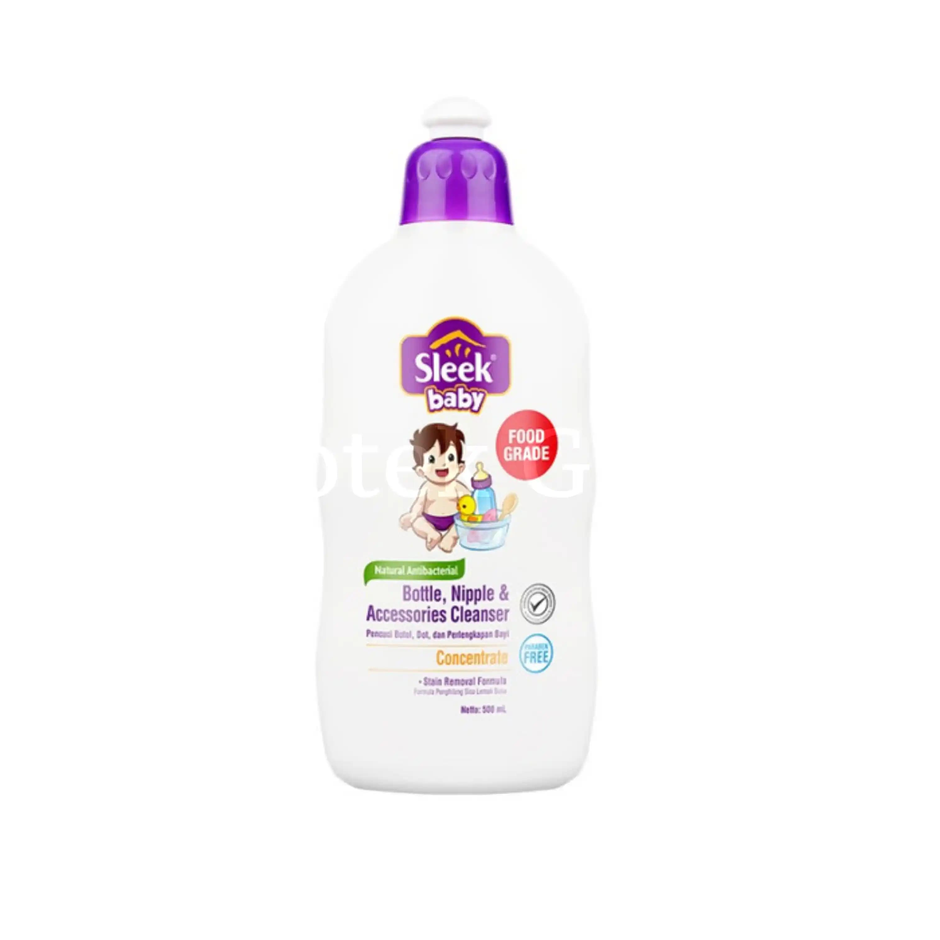 SLEEK BABY BOTTLE, NIPPLE & ACCESSORIES CLEANSER 150 ML