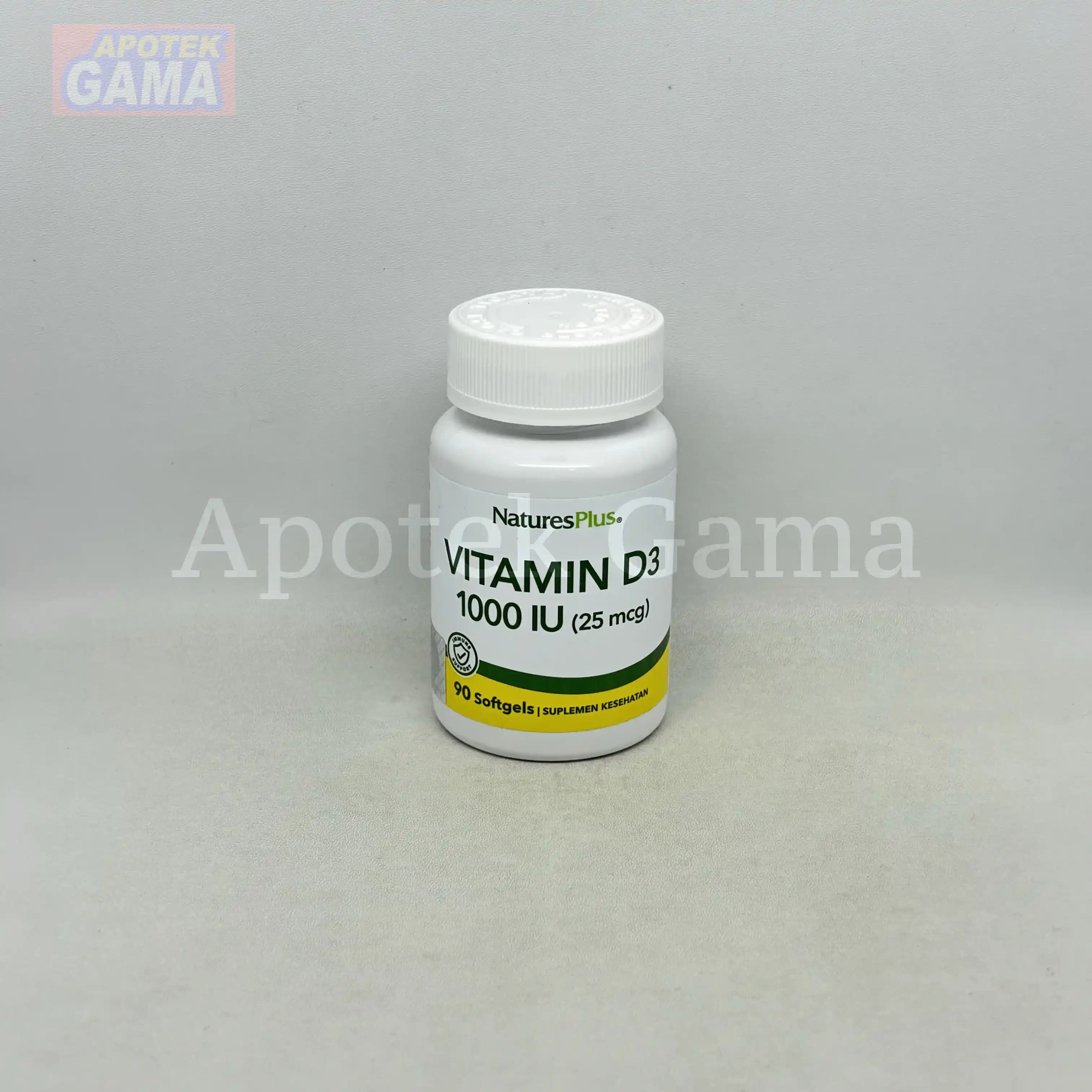 NATURES PLUS VITAMIN D3 1000 IU 90S